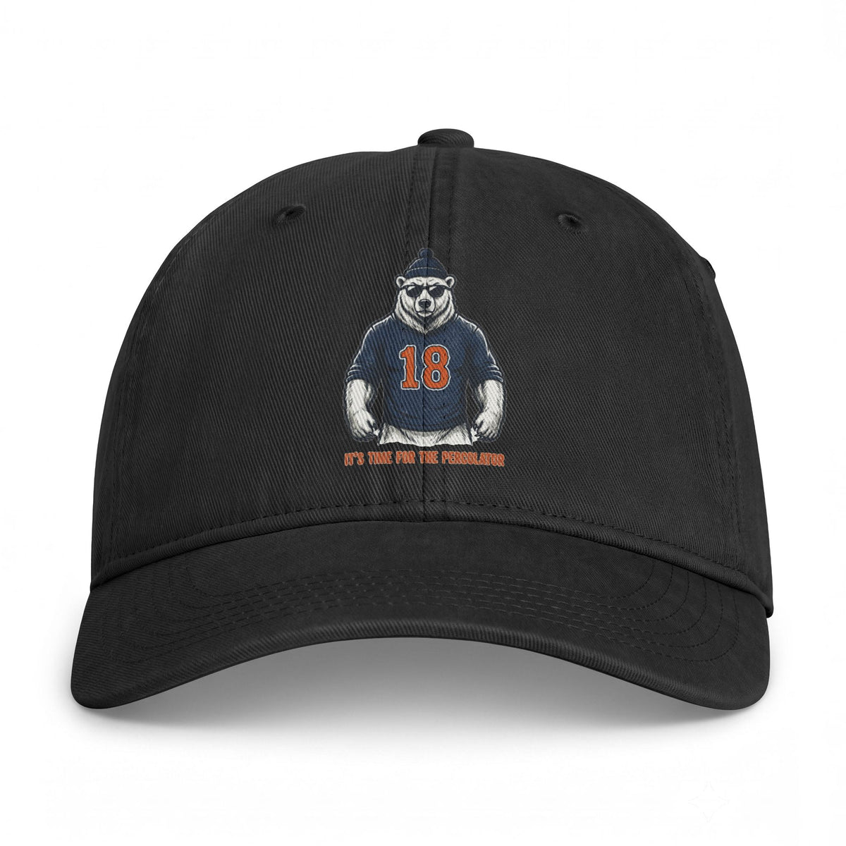 Bear Baseball Dad Cap — '18' Coastal Washed Baseball Hat