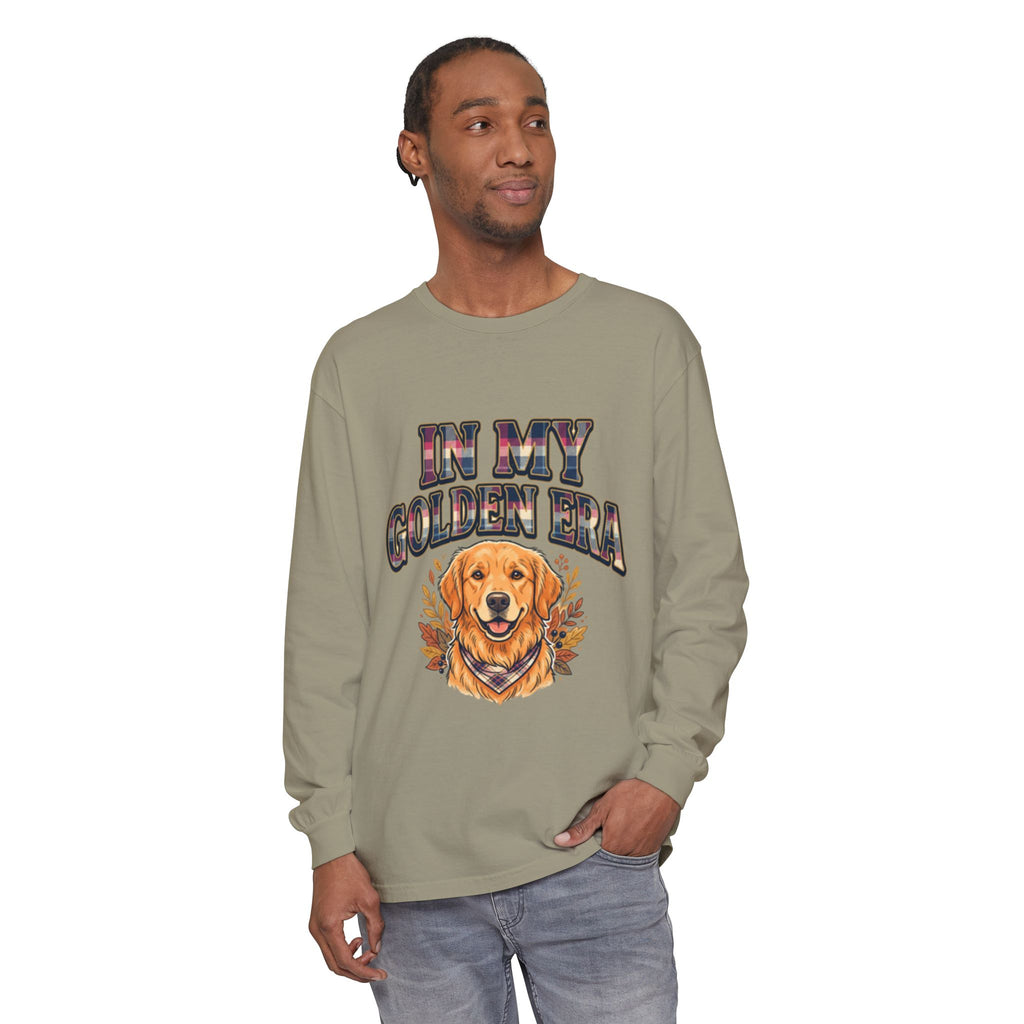 In My Golden Era Long Sleeve T-Shirt — Golden Retriever Graphic