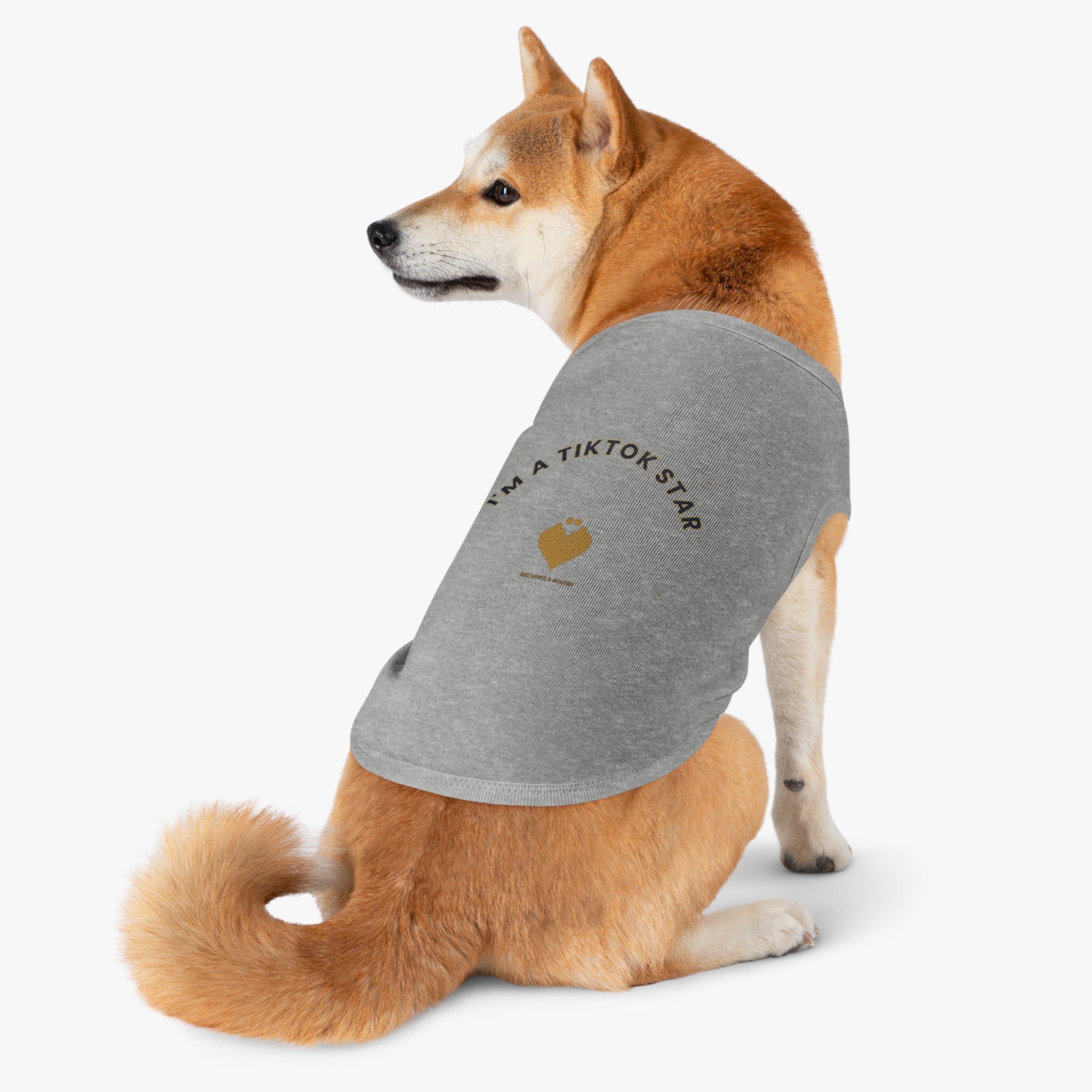 I'm A TikTok Star Pet Tank Top – Cute Social Media Dog/Cat Tee