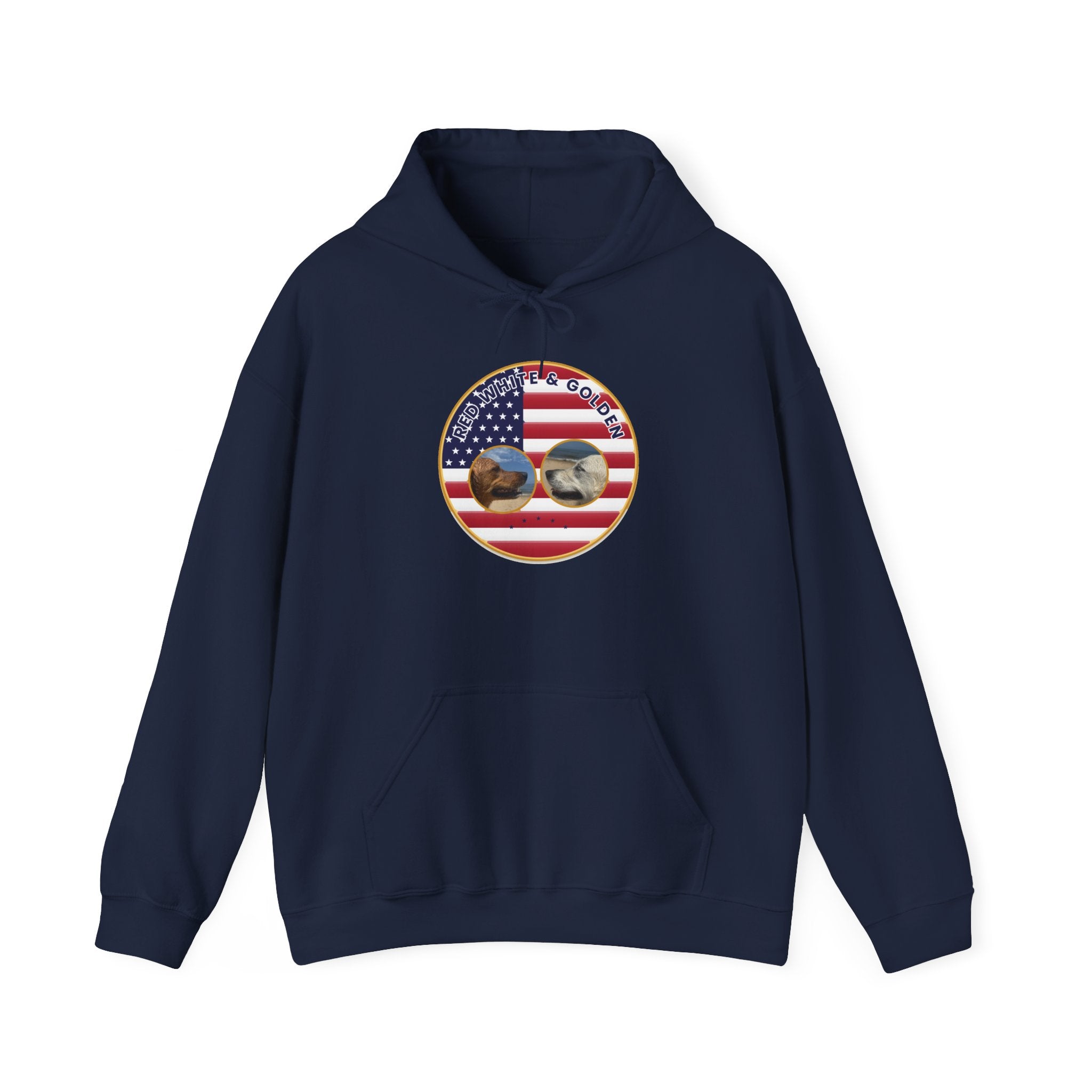 American Flag Sunglasses Hoodie — Patriotic USA Eagle Graphic Sweatshirt