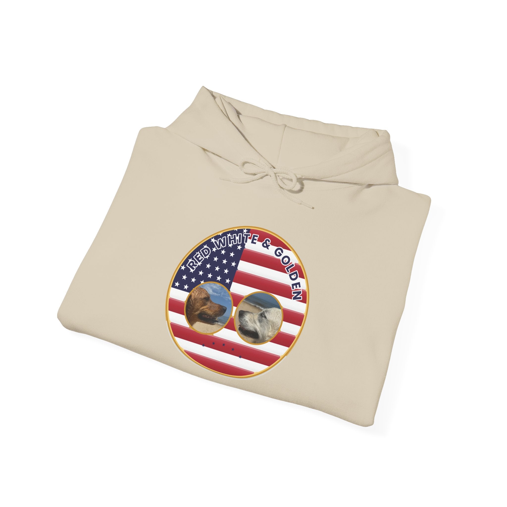American Flag Sunglasses Hoodie — Patriotic USA Eagle Graphic Sweatshirt