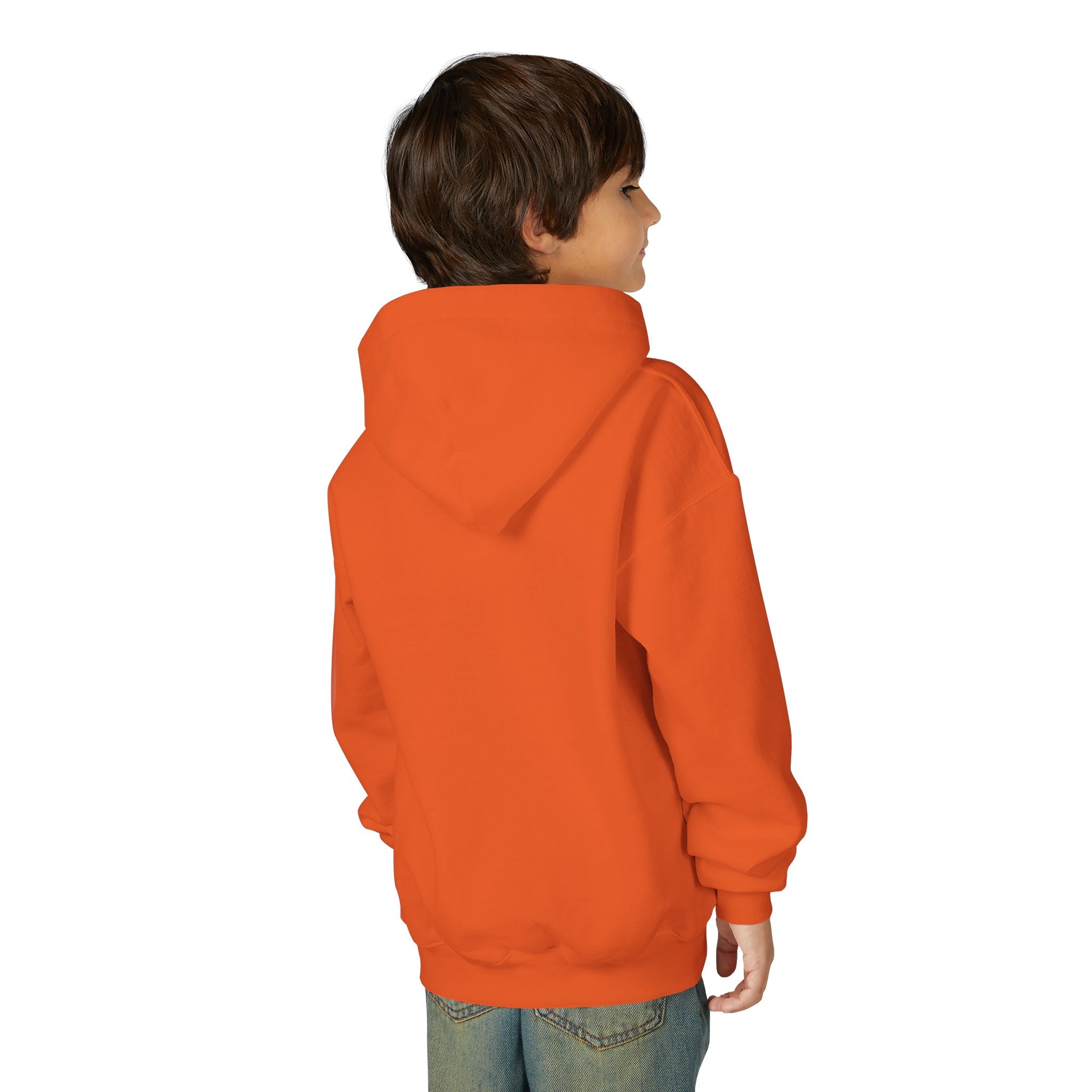 Youth Halloween Hoodie - "Treats Only" Pumpkin Dog Graphic
