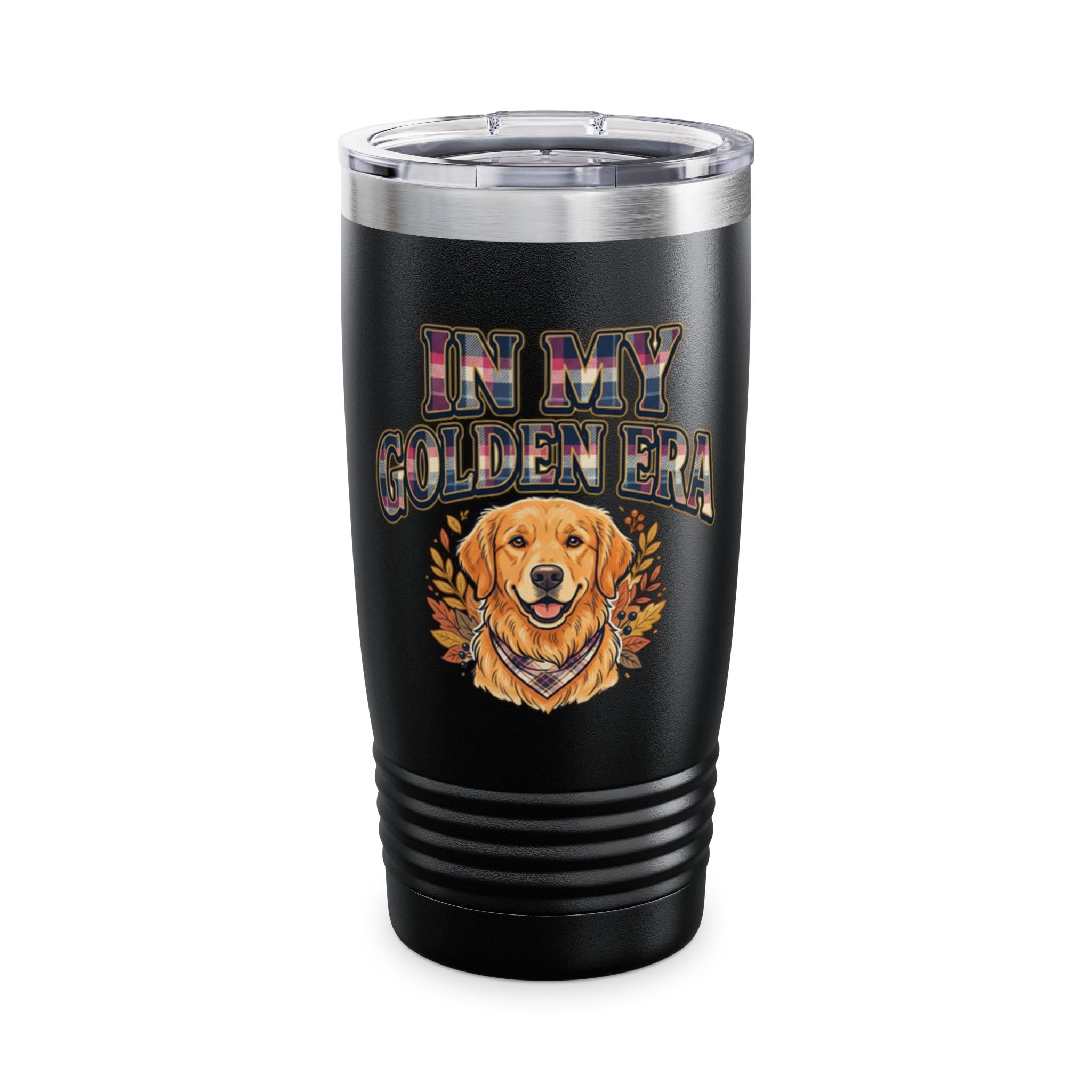 In My Golden Era Golden Retriever Tumbler — 20oz Insulated Travel Cup