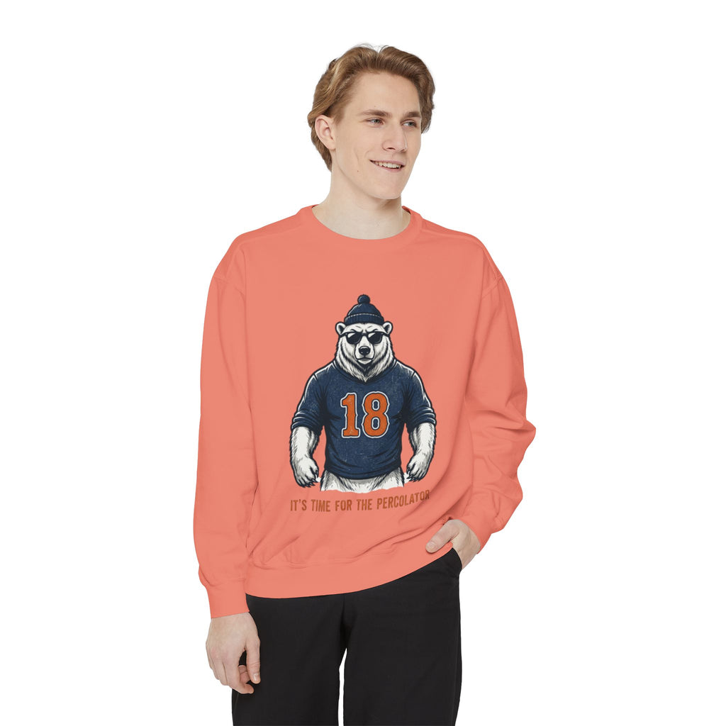 Bear Mascot Sweatshirt — "It's Time for the Predator" Team Pullover