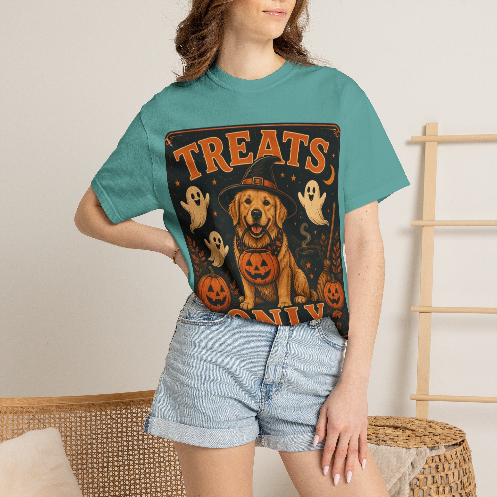 Halloween 'Treats Only' Dog T-Shirt
