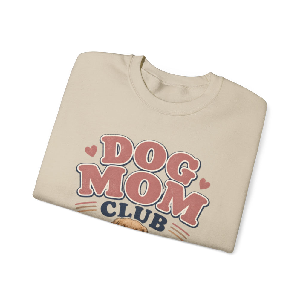 Dog Mom Club Sweatshirt — Cozy Crewneck for Dog Lovers