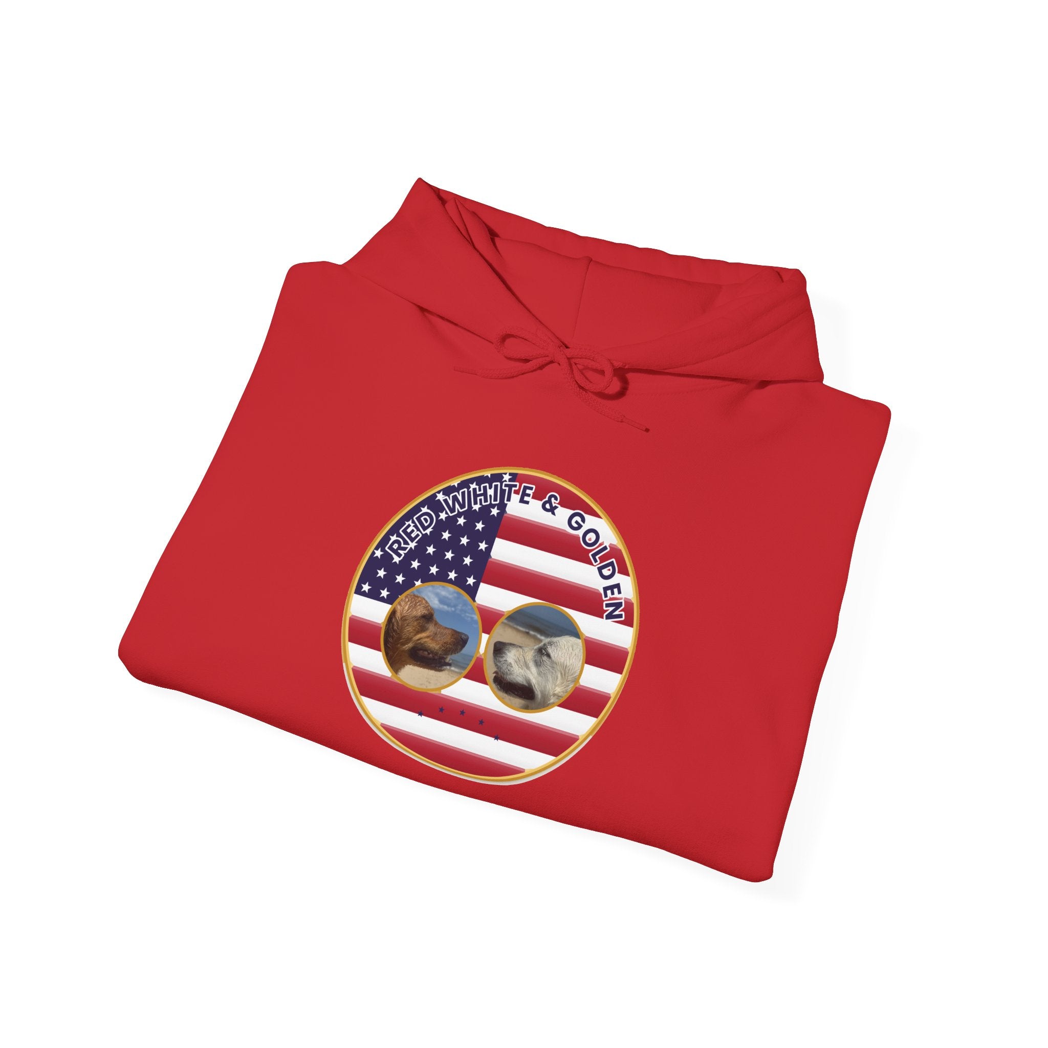 American Flag Sunglasses Hoodie — Patriotic USA Eagle Graphic Sweatshirt