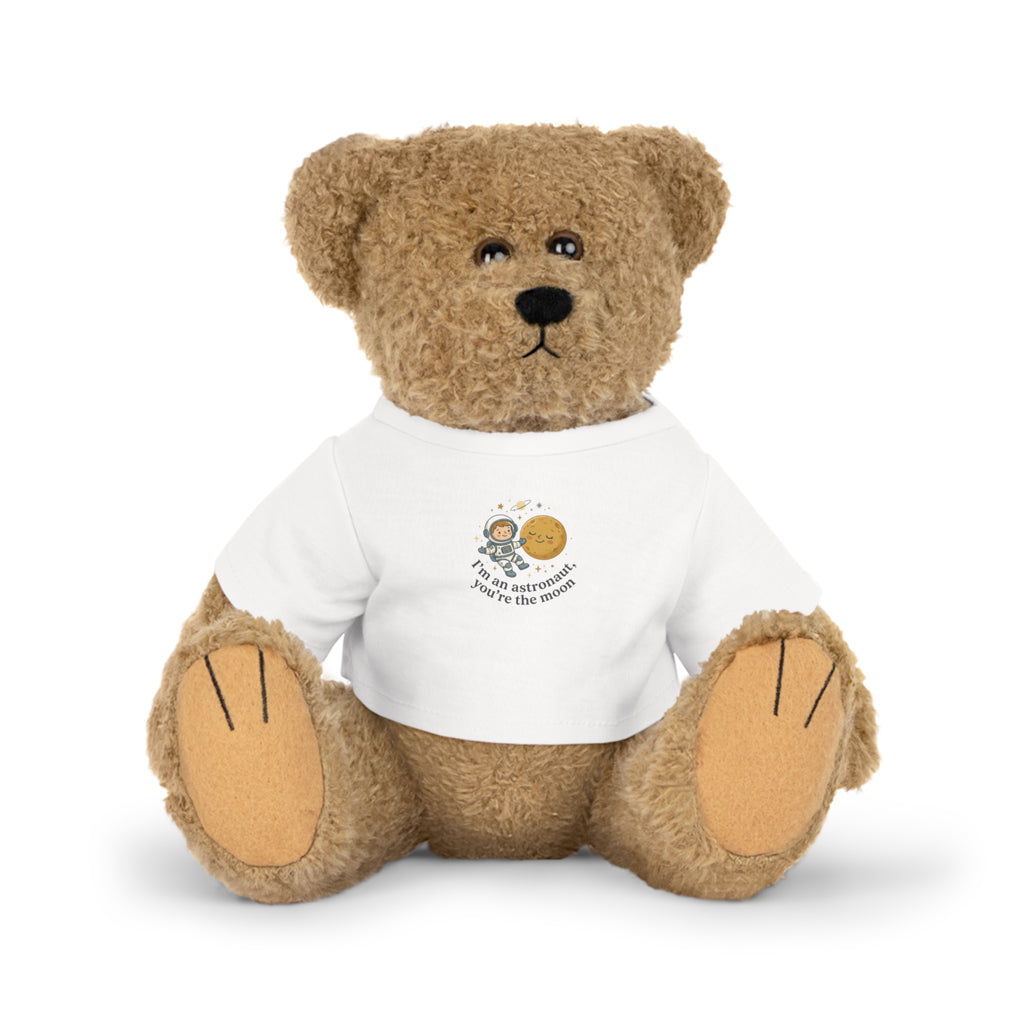 Stuffed Bear Plush with "You Are My Sunshine" T‑Shirt — Cute Gift for Kids & New Parents