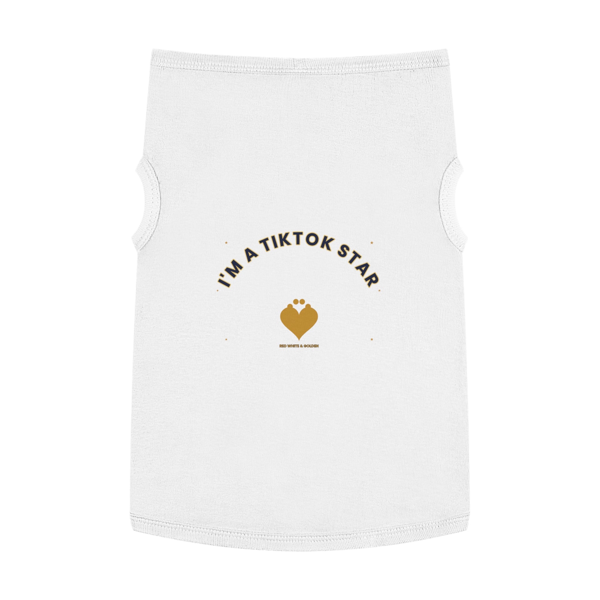 I'm A TikTok Star Pet Tank Top – Cute Social Media Dog/Cat Tee
