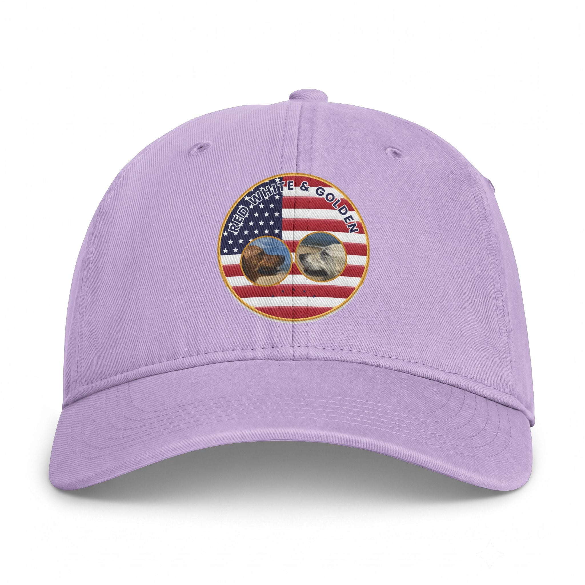 Golf & Golfers American Flag Patch Cap — Coastal Washed Baseball Hat