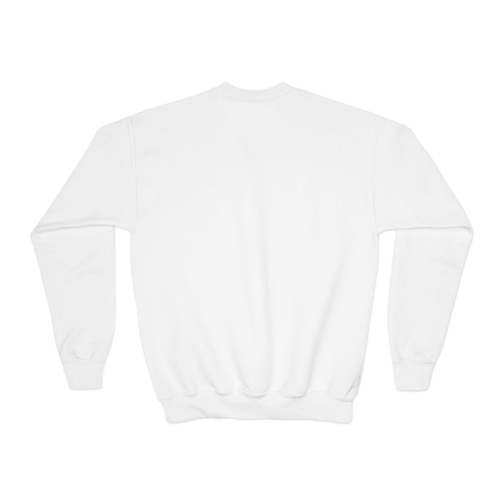 Youth Crewneck Sweatshirt - "Astronauts in the Moon" Cute Golden Bear & Moon Kids Pullover