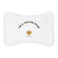 Pet Feeding Mat — "I'm a TikTok Star" Non-Slip Food & Water Placemat