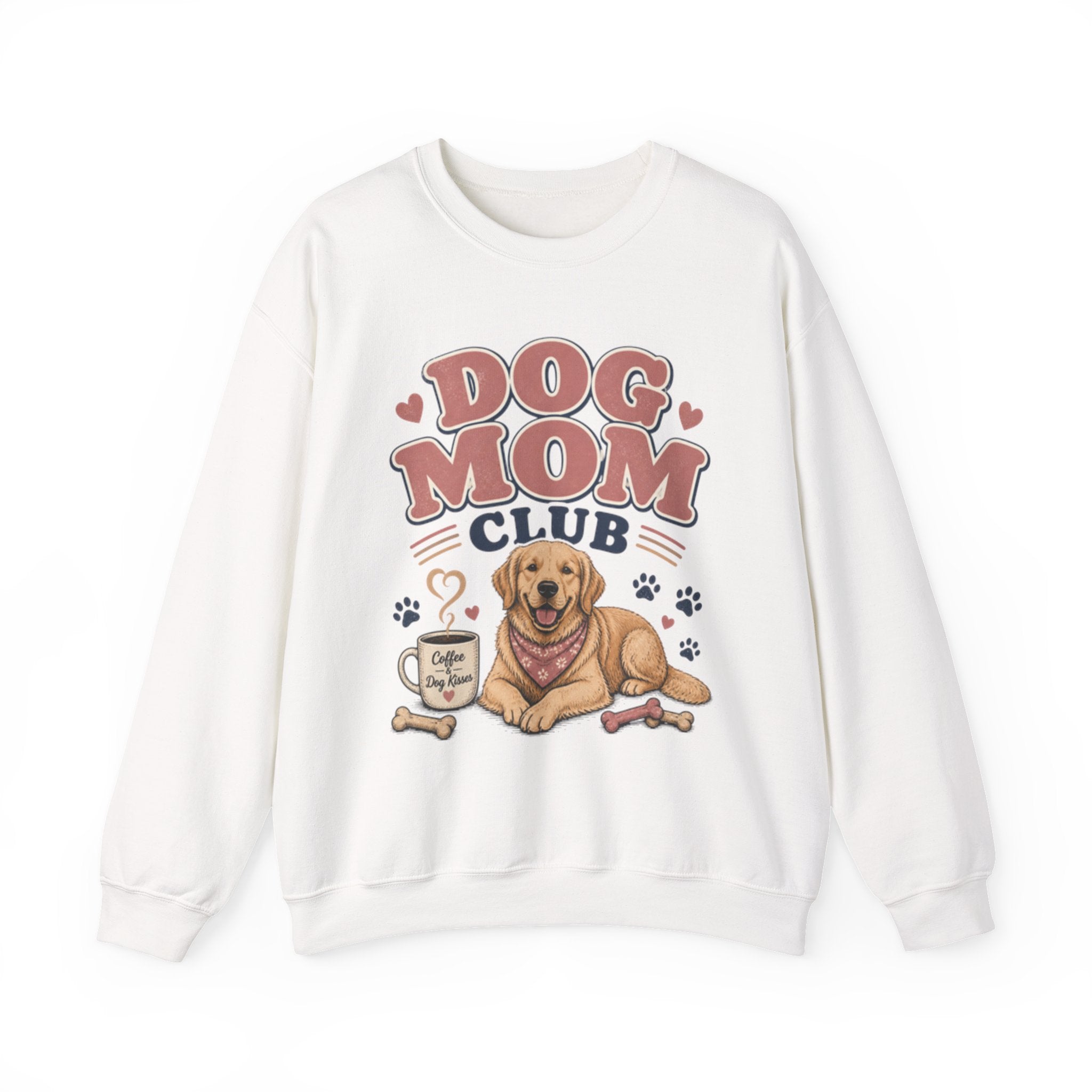 Dog Mom Club Sweatshirt — Cozy Crewneck for Dog Lovers