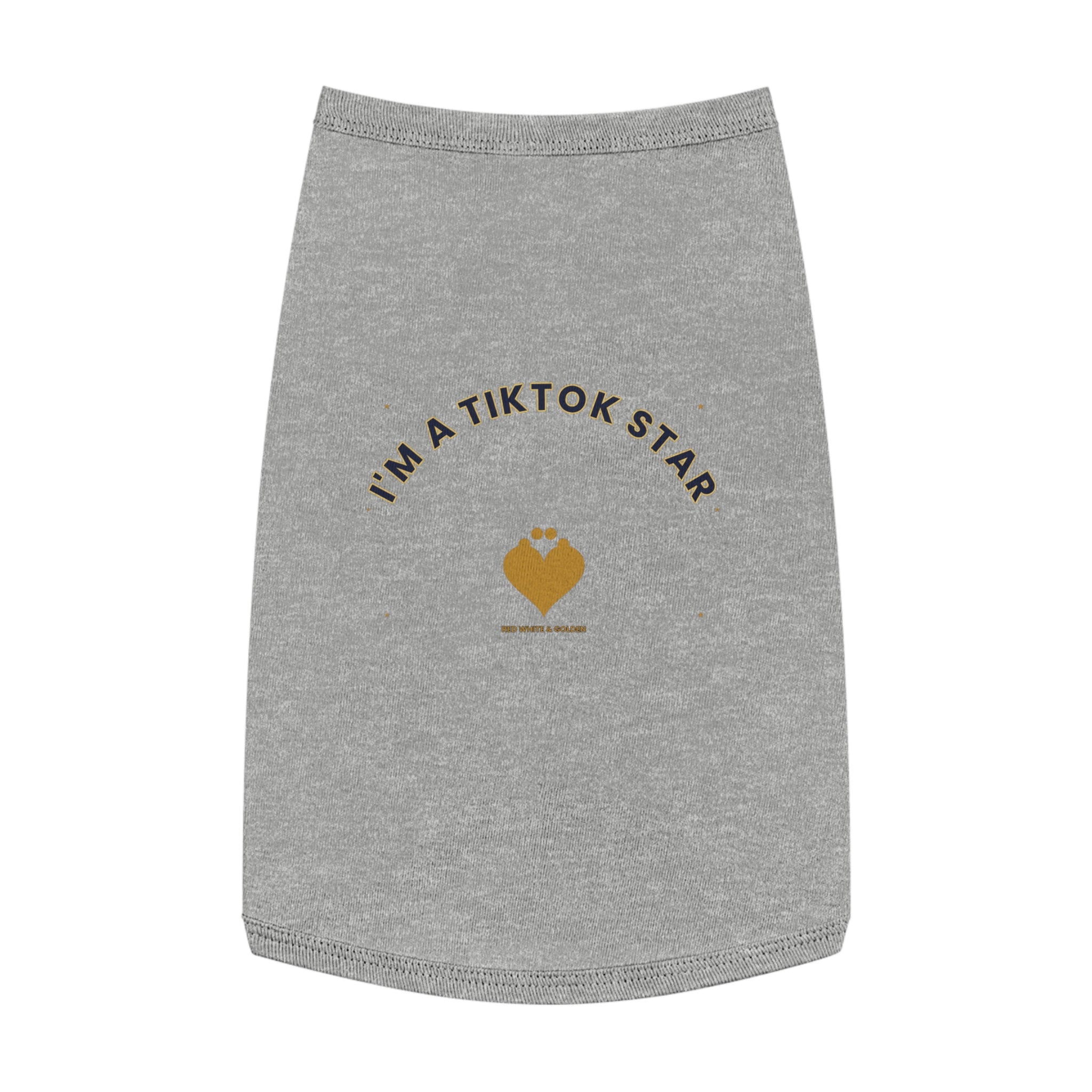 I'm A TikTok Star Pet Tank Top – Cute Social Media Dog/Cat Tee