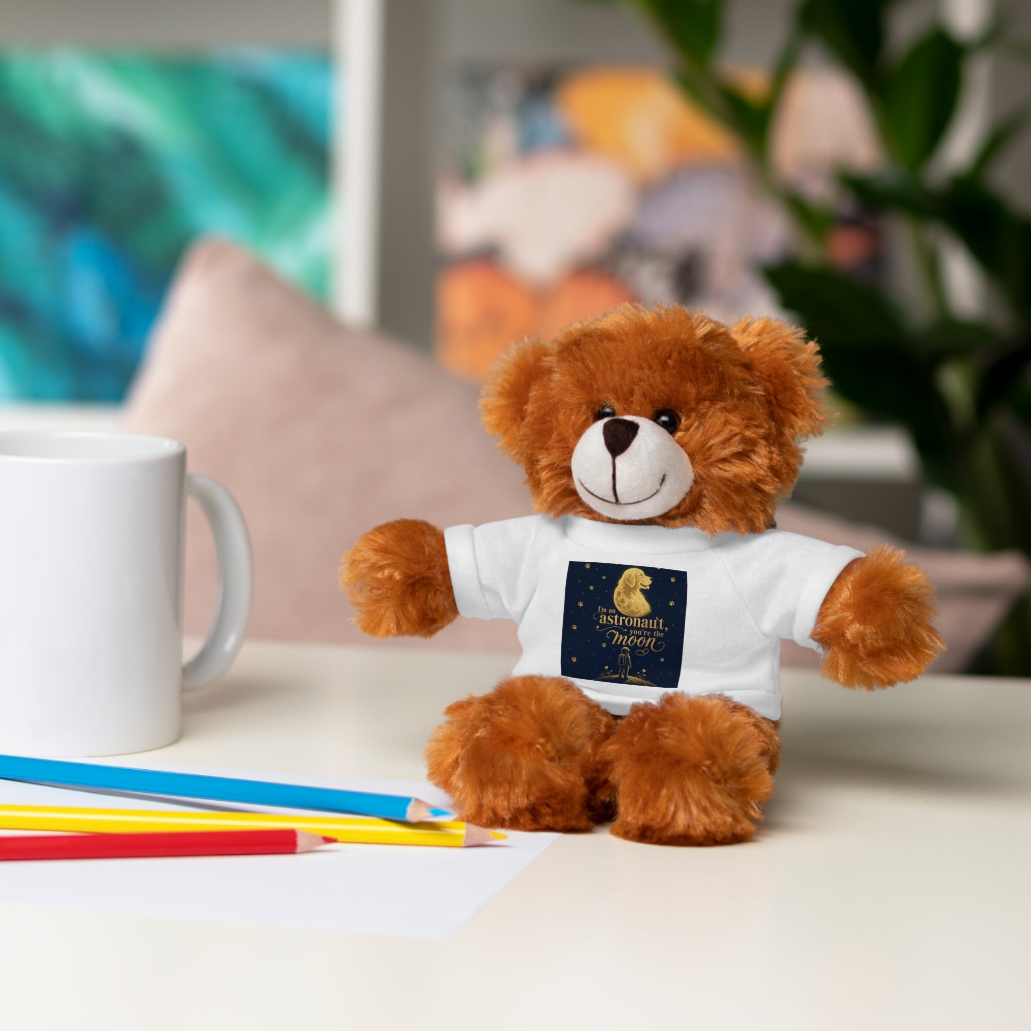 Teddy Bear — 'Instrumental Moon' Plush with Graphic Tee
