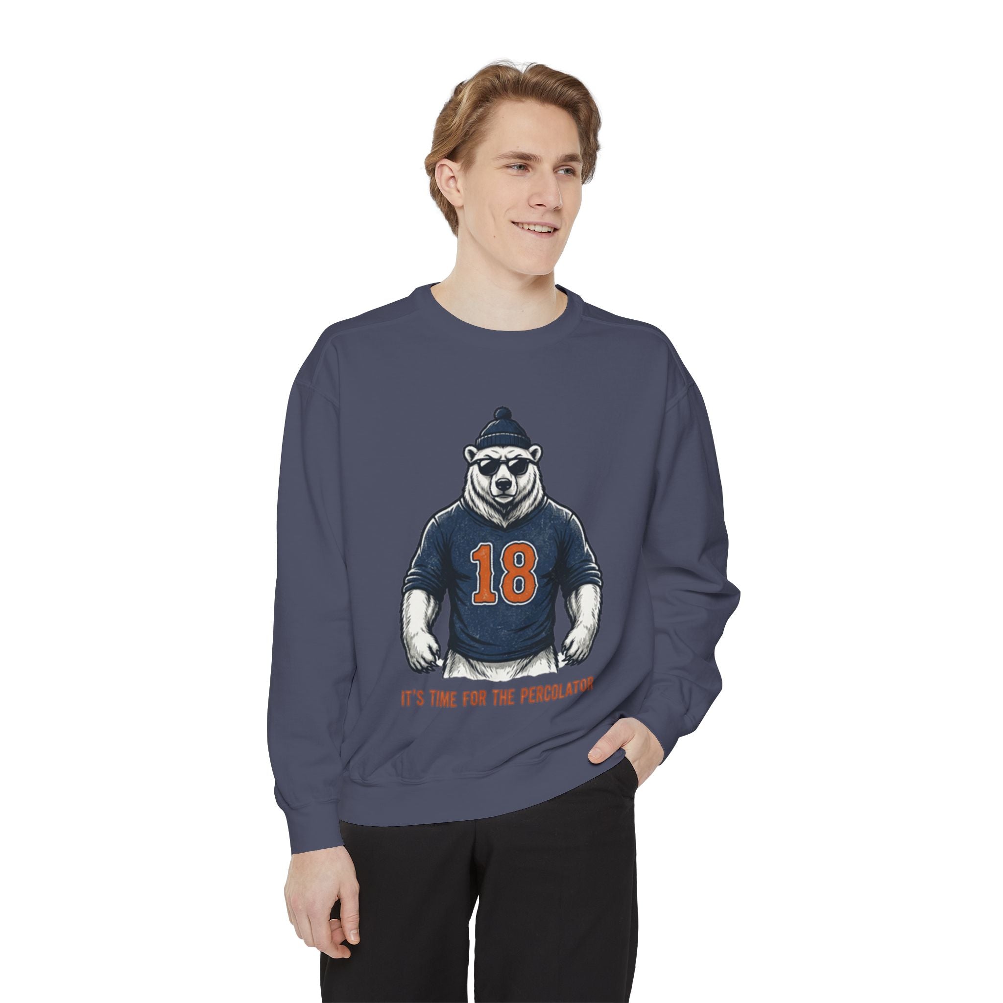 Bear Mascot Sweatshirt — "It's Time for the Predator" Team Pullover