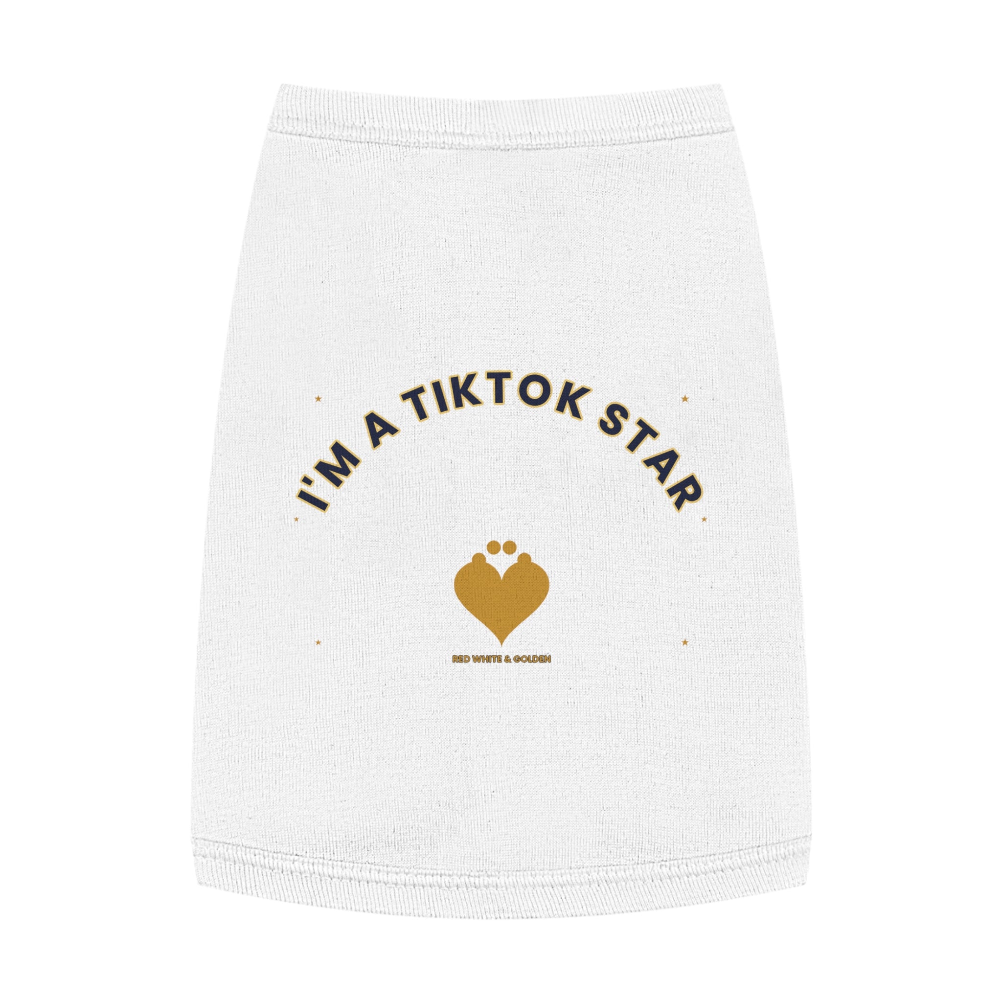 I'm A TikTok Star Pet Tank Top – Cute Social Media Dog/Cat Tee
