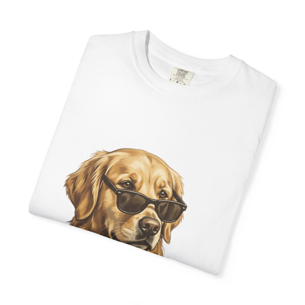 Bruh Sunglasses Golden Retriever T-Shirt