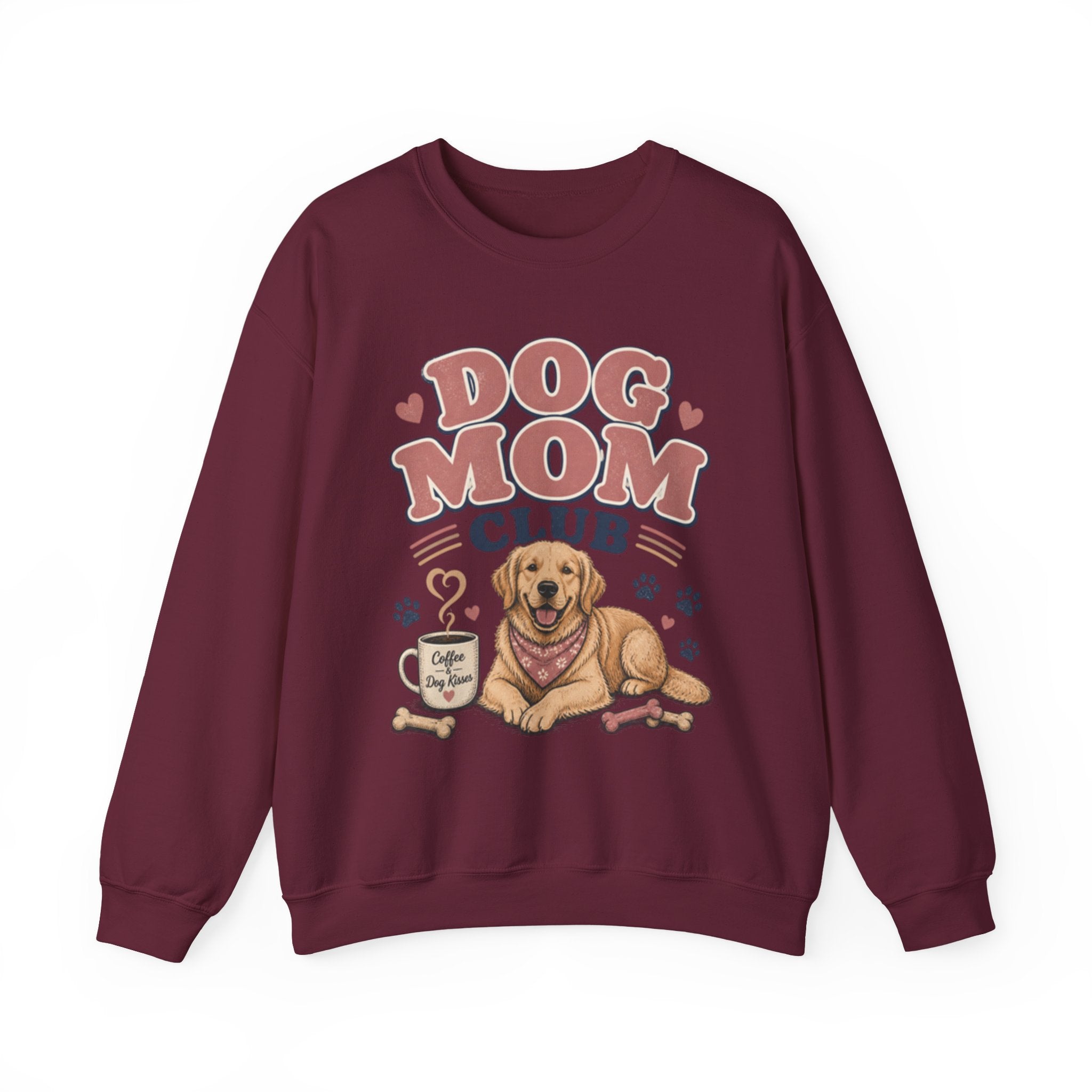Dog Mom Club Sweatshirt — Cozy Crewneck for Dog Lovers