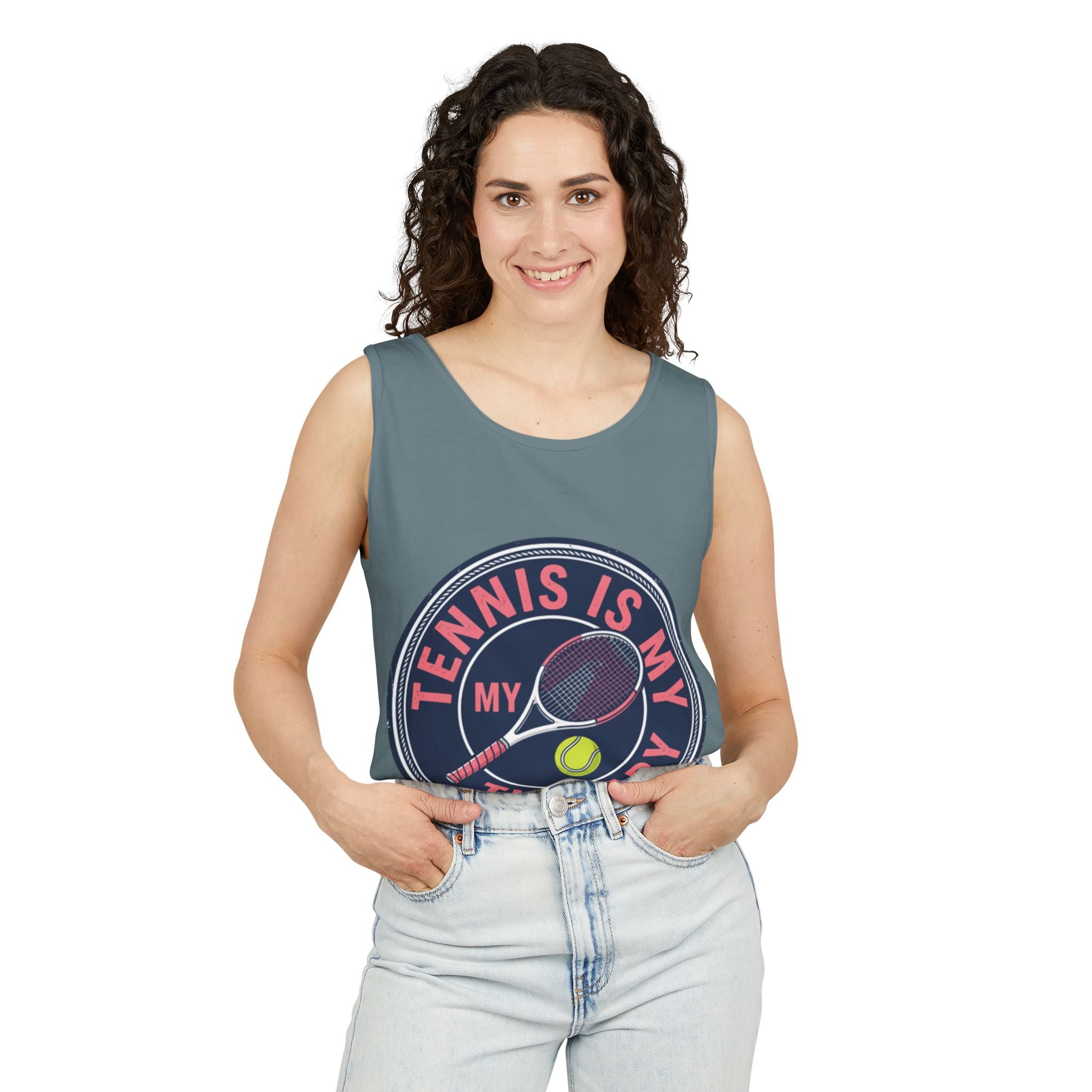 Tennis Is My Therapy Tank Top