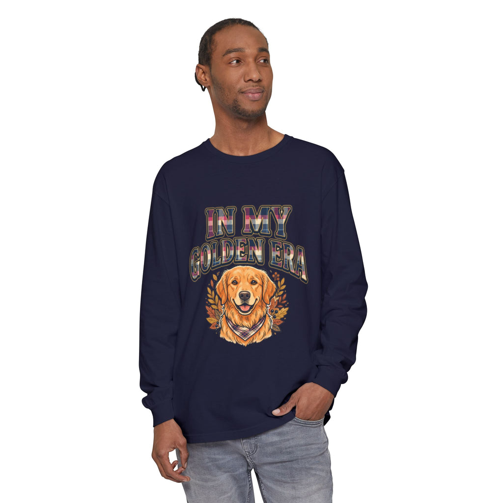 In My Golden Era Long Sleeve T-Shirt — Golden Retriever Graphic