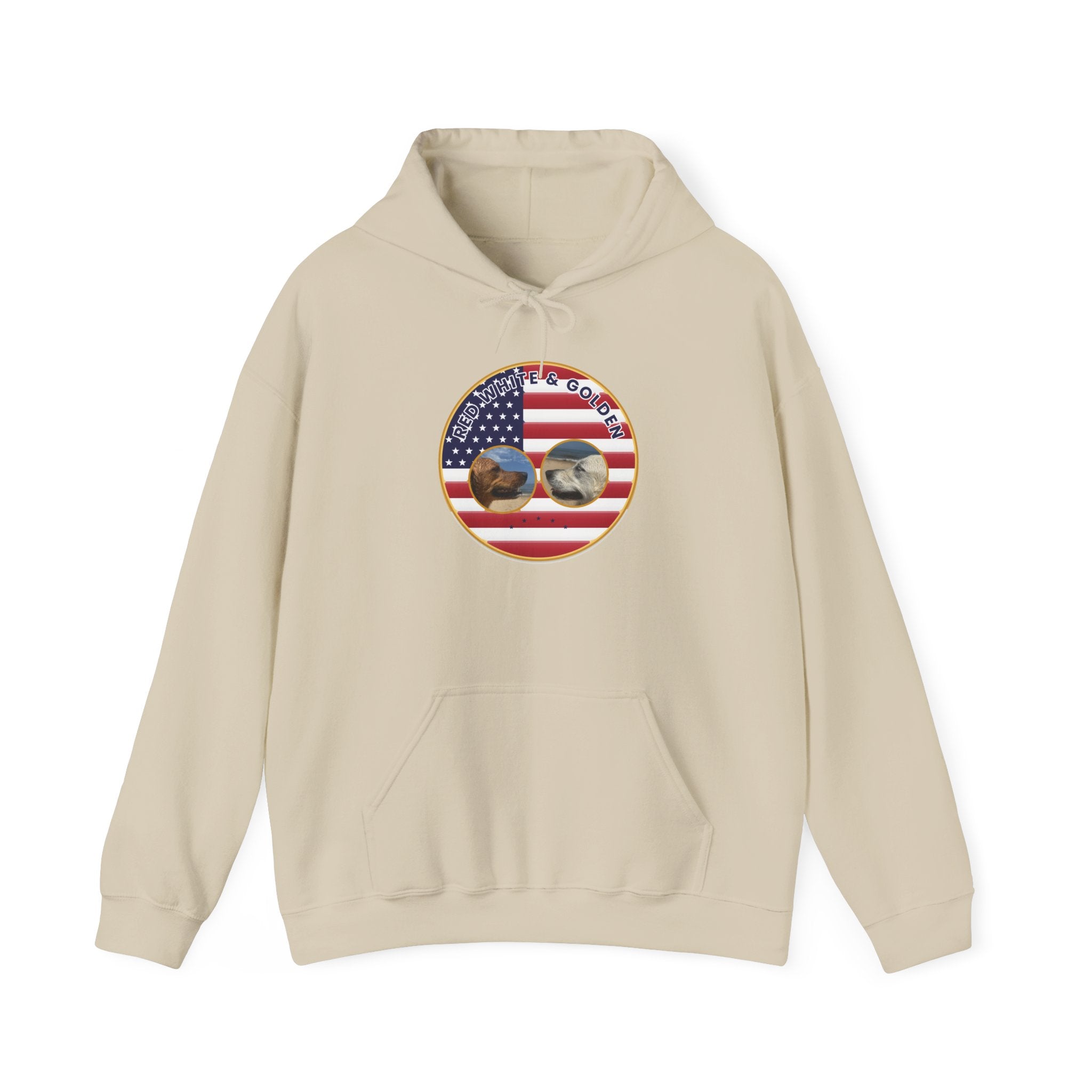 American Flag Sunglasses Hoodie — Patriotic USA Eagle Graphic Sweatshirt
