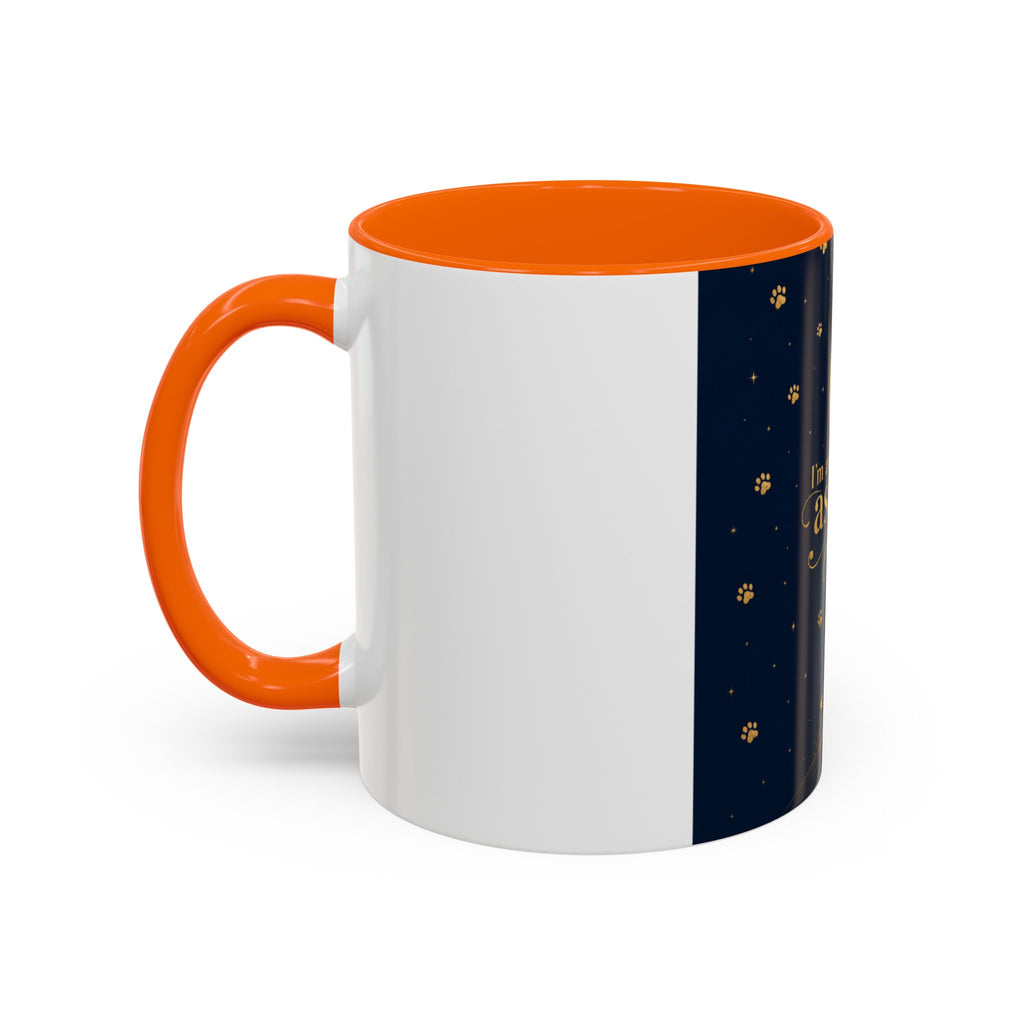 Accent Coffee Mug — “I’m an Astronaut, You’re the Moon” Dog Moonlight Design