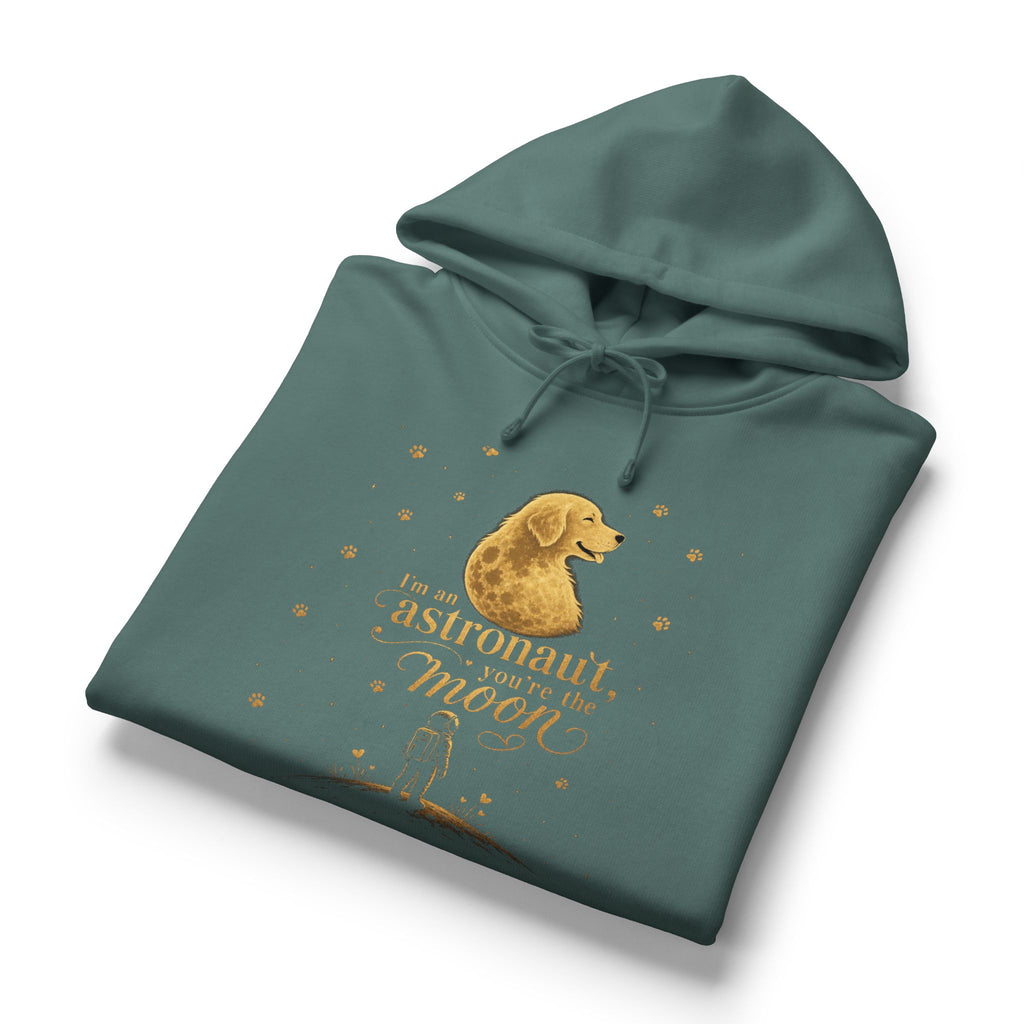 Women's 'Astronaut on the Moon' Cute Chick Hoodie – Organic Cozy Pullover