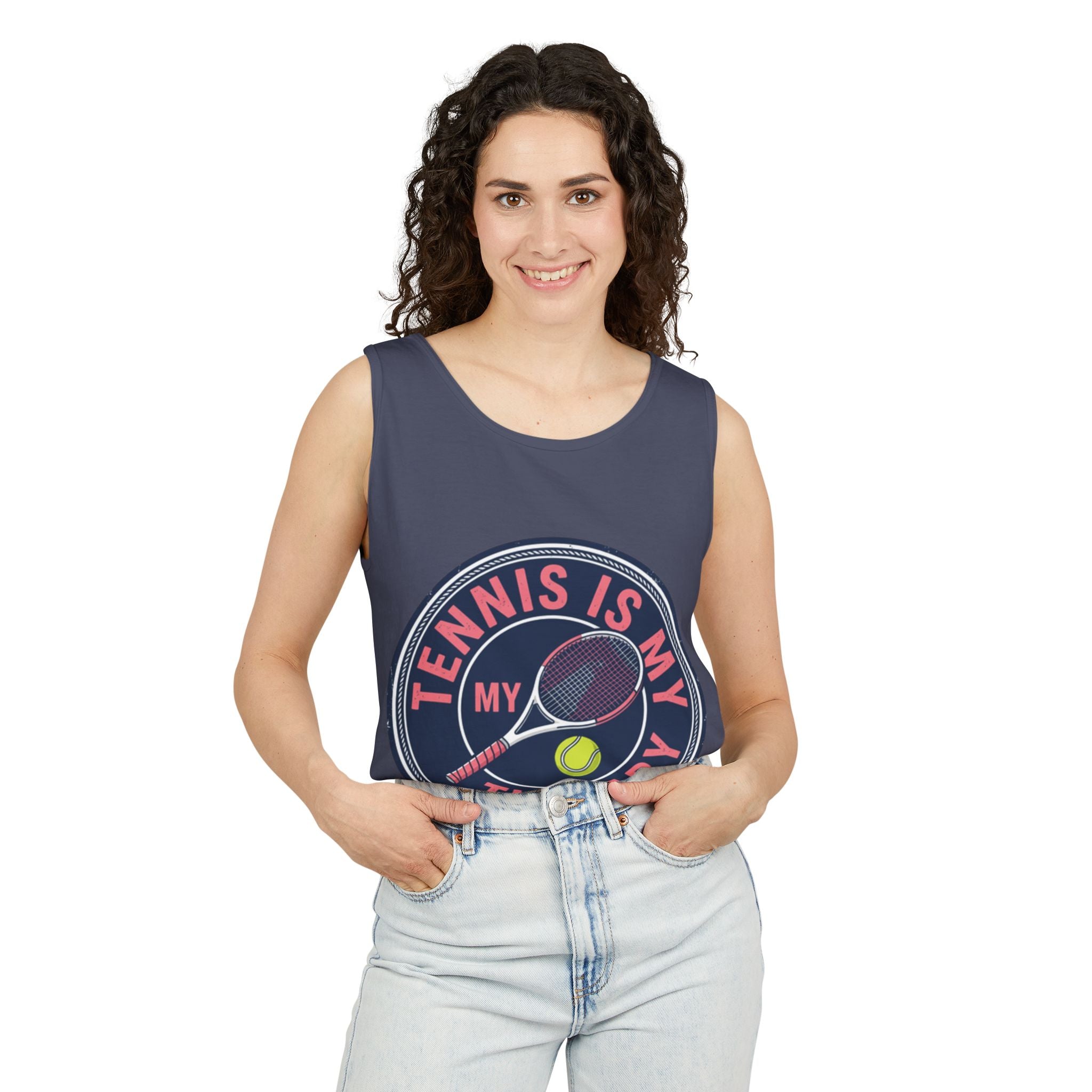 Tennis Is My Therapy Tank Top