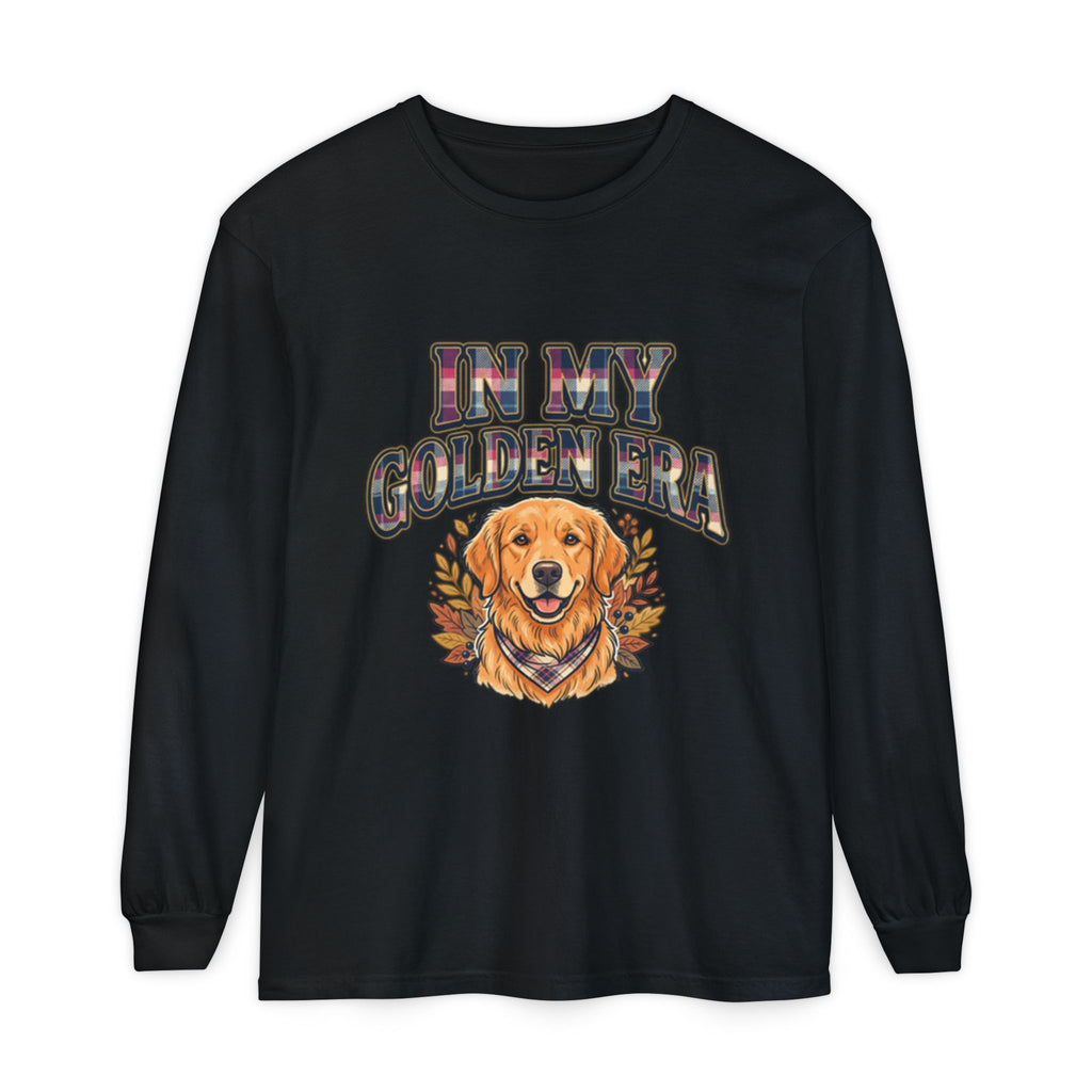 In My Golden Era Long Sleeve T-Shirt — Golden Retriever Graphic