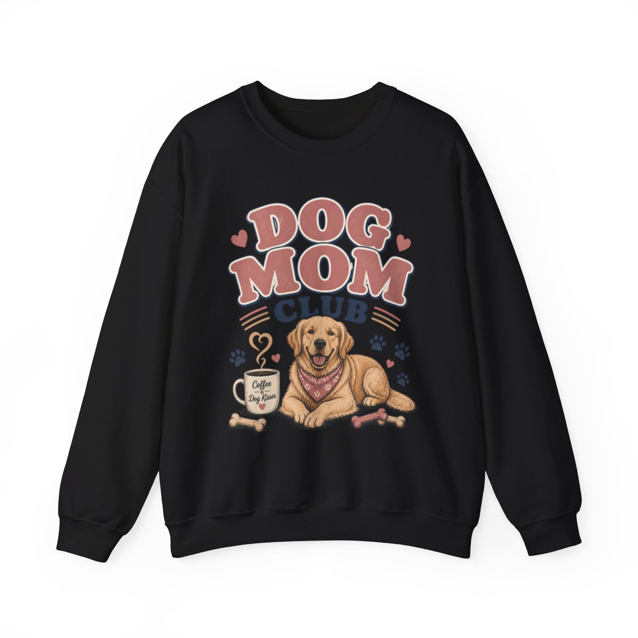 Dog Mom Club Sweatshirt — Cozy Crewneck for Dog Lovers