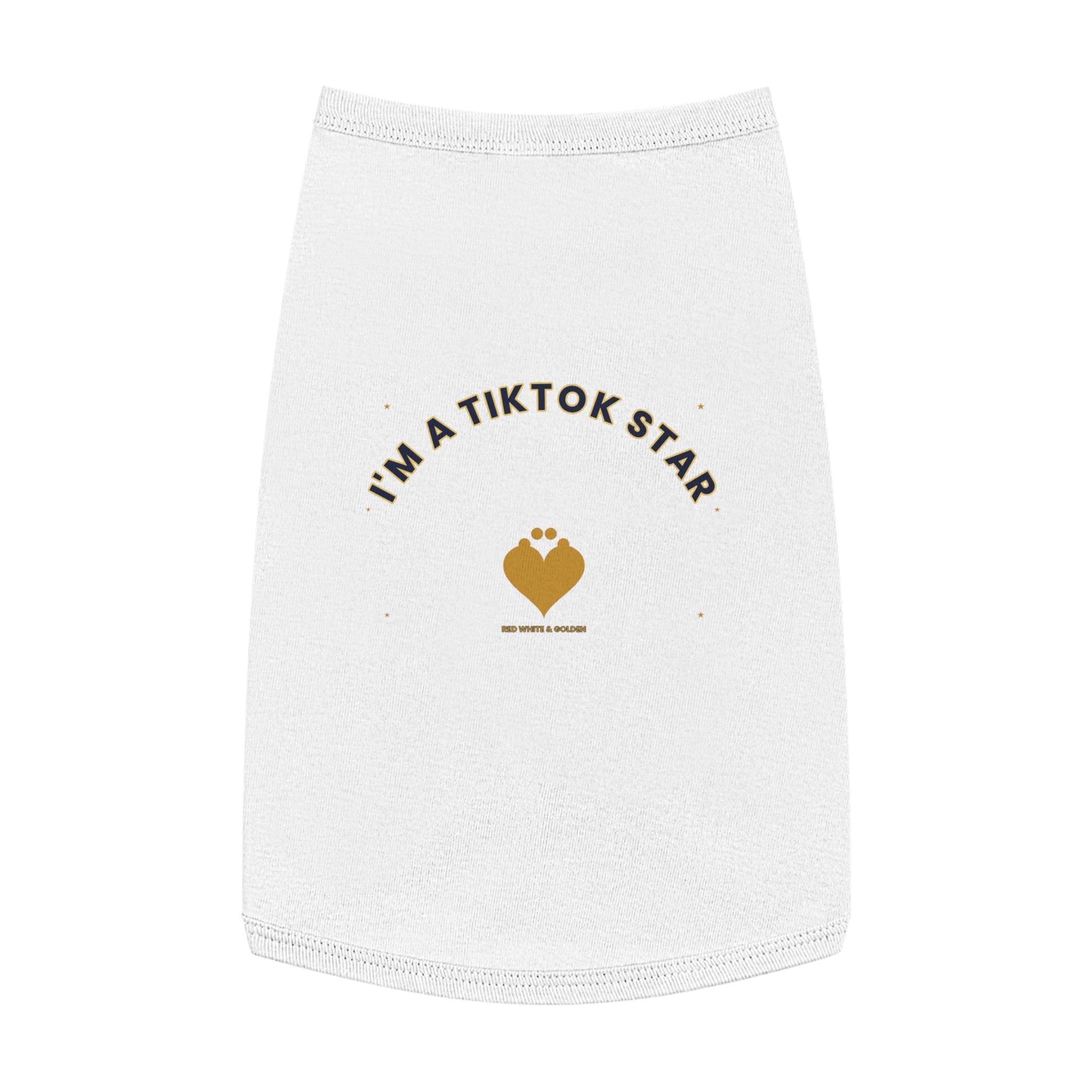 I'm A TikTok Star Pet Tank Top – Cute Social Media Dog/Cat Tee