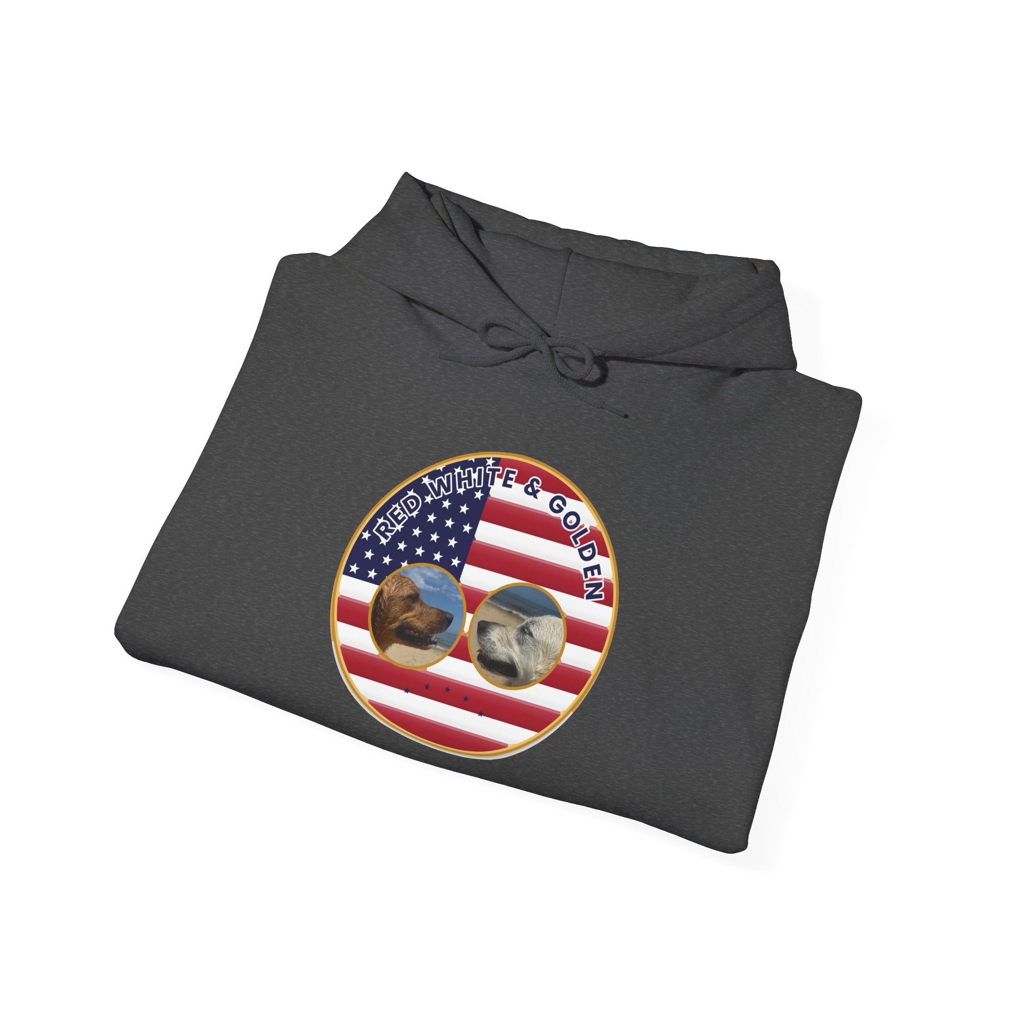 American Flag Sunglasses Hoodie — Patriotic USA Eagle Graphic Sweatshirt