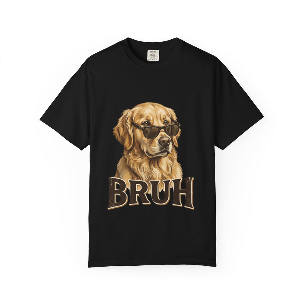 Bruh Sunglasses Golden Retriever T-Shirt