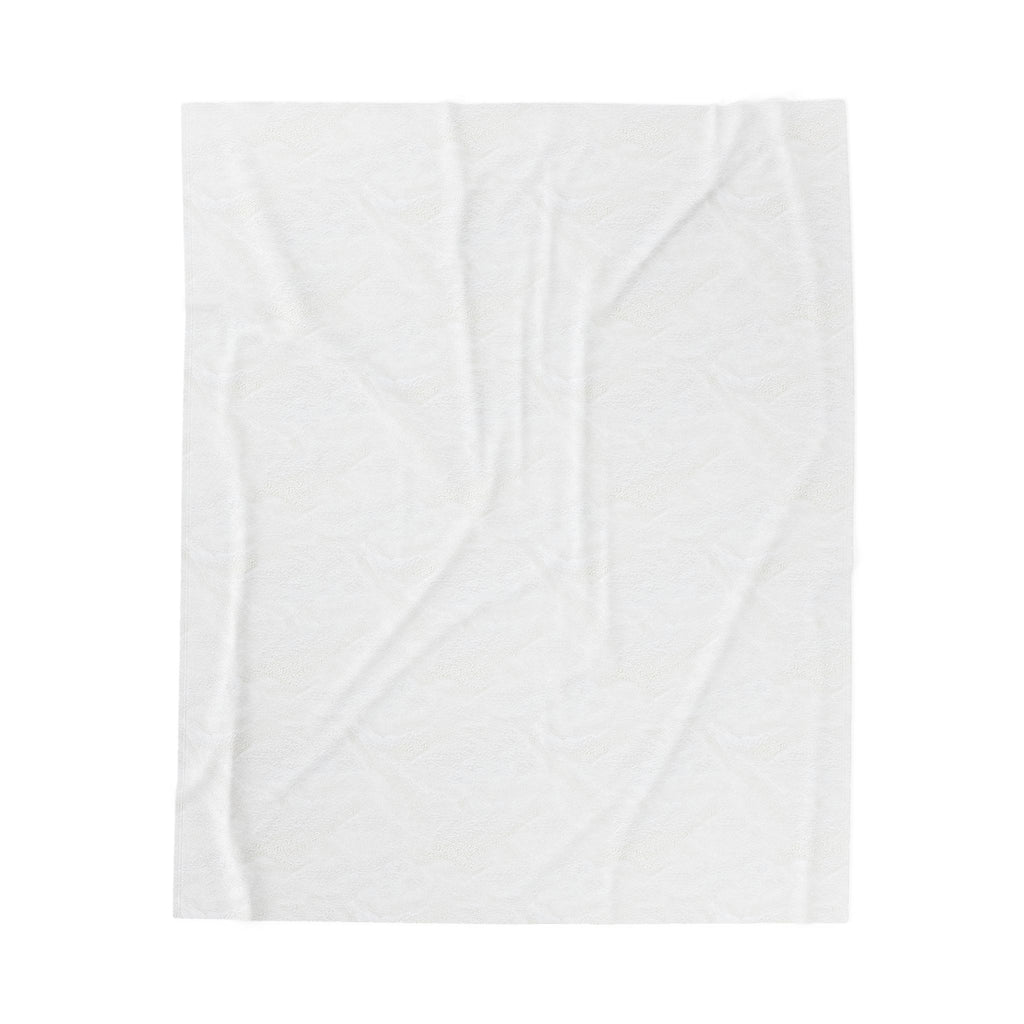 Velveteen Plush Blanket – "Red White and Golden Golf Club" Cozy Golfers Throw