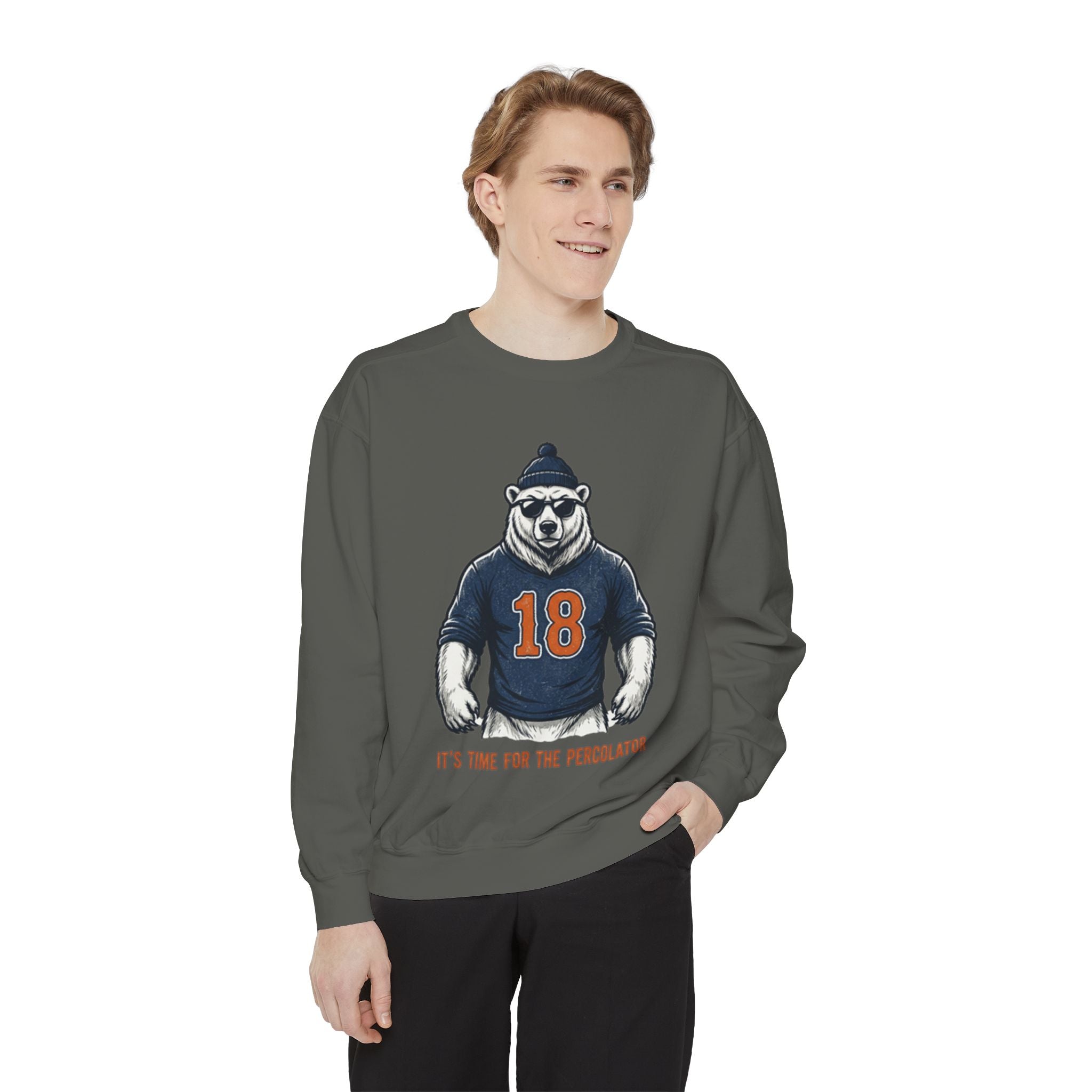 Bear Mascot Sweatshirt — "It's Time for the Predator" Team Pullover