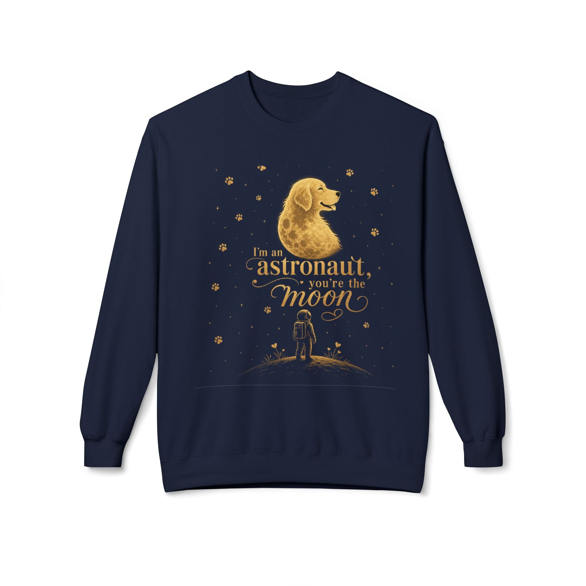 Astronaut & Dog Moon Sweatshirt