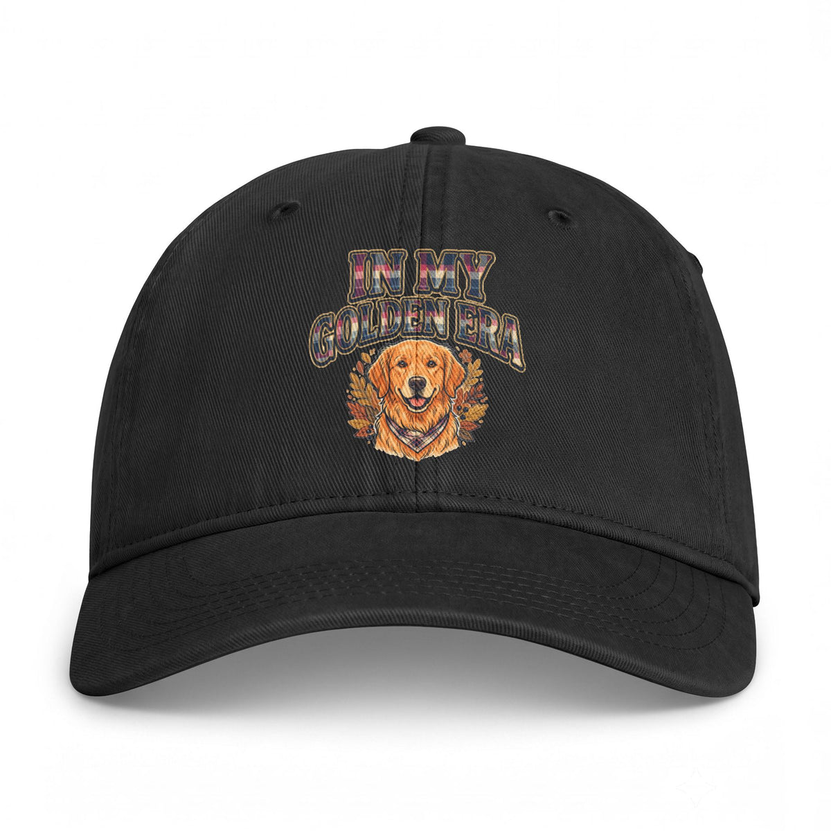 Embroidered 'In My Golden Era' Golden Retriever Cap