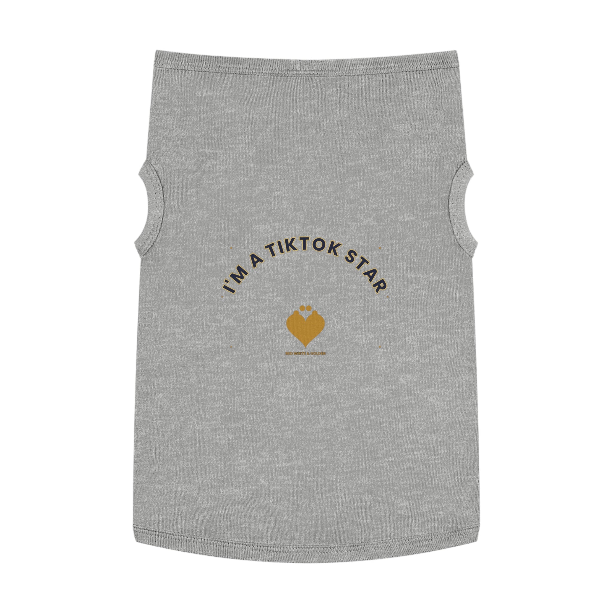 I'm A TikTok Star Pet Tank Top – Cute Social Media Dog/Cat Tee