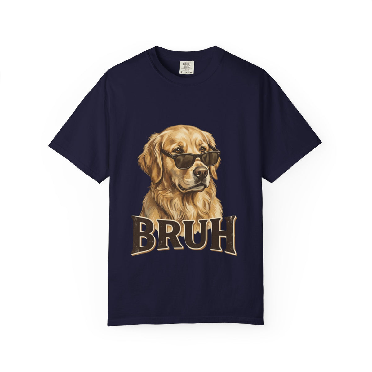Bruh Sunglasses Golden Retriever T-Shirt