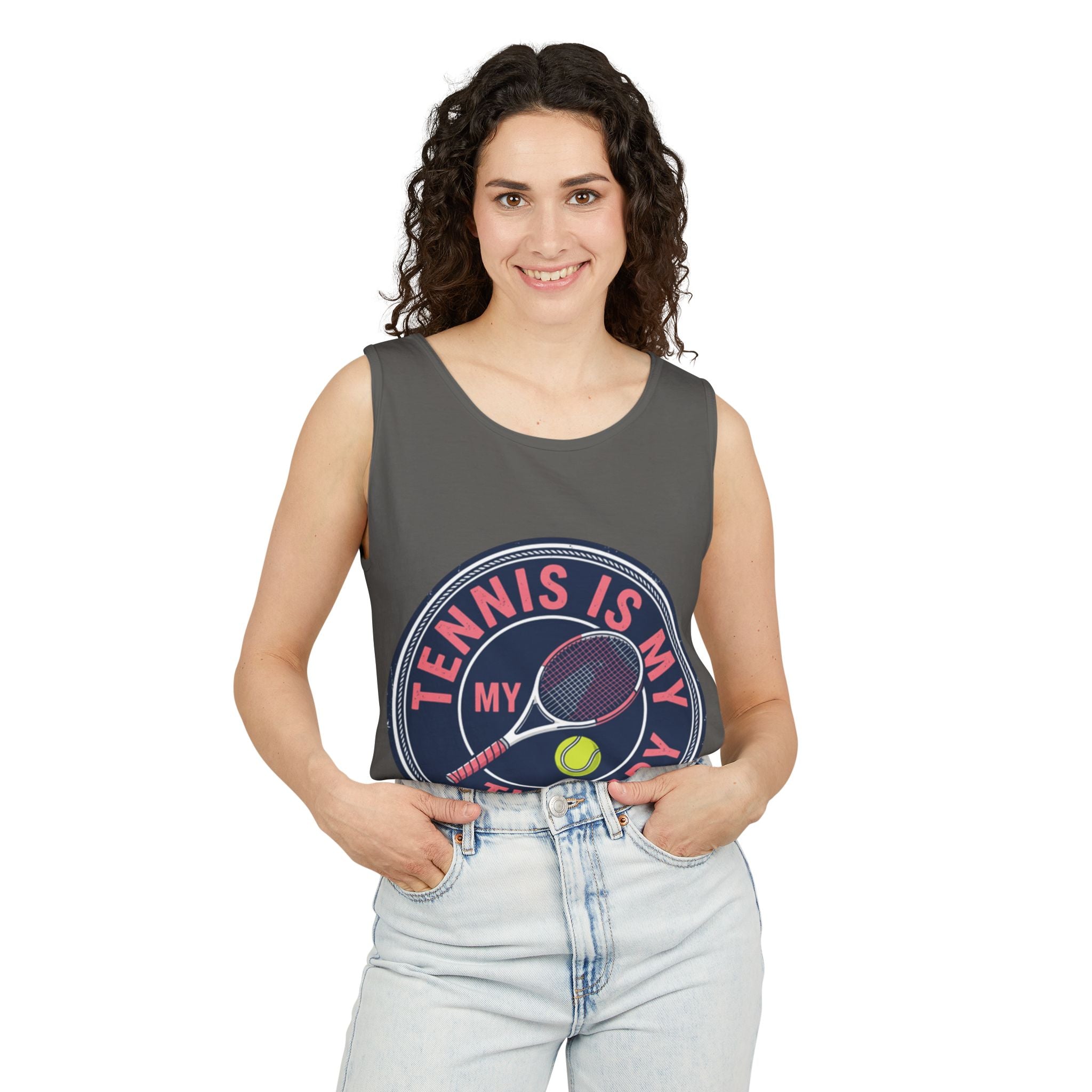 Tennis Is My Therapy Tank Top