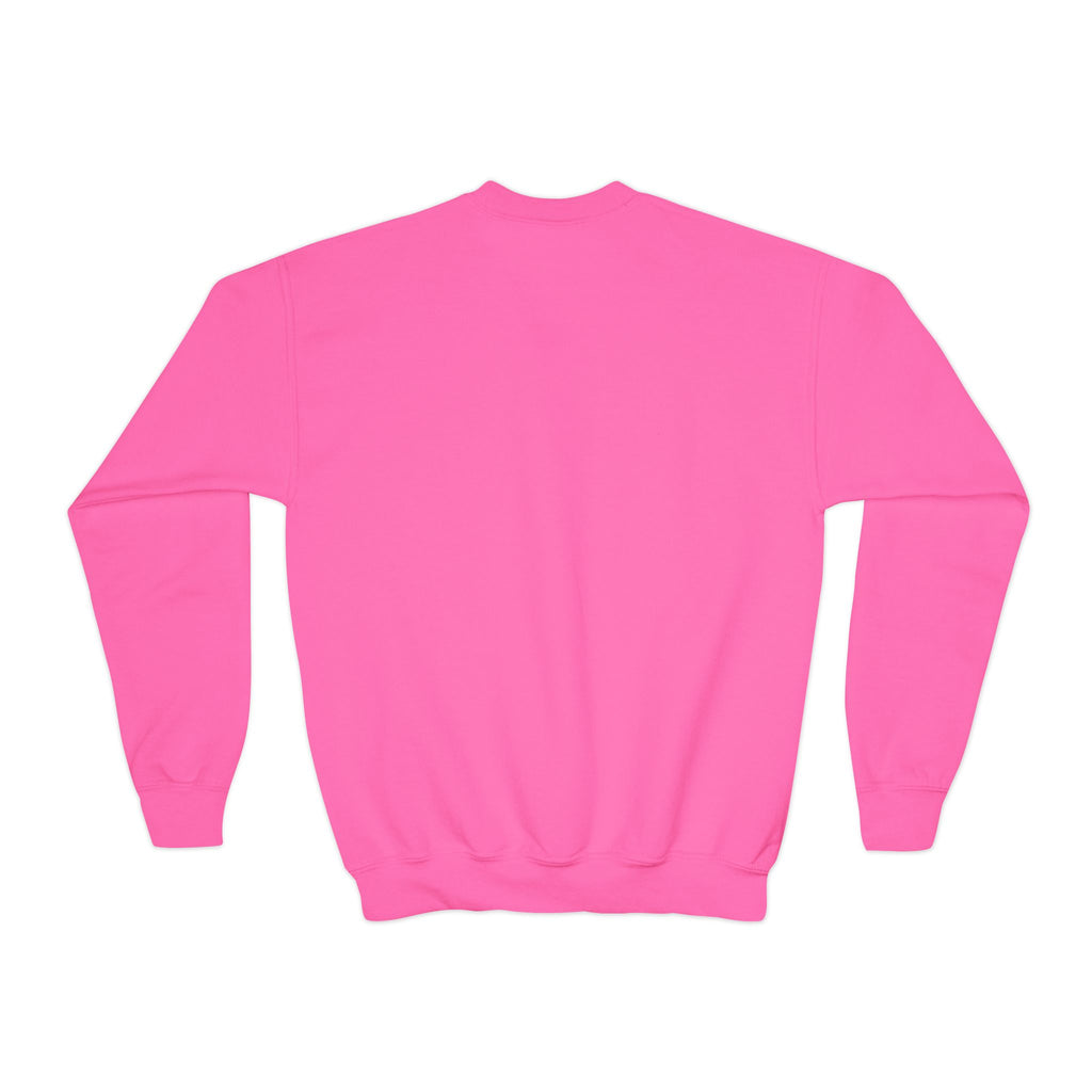 Youth Crewneck Sweatshirt - "Astronauts in the Moon" Cute Golden Bear & Moon Kids Pullover
