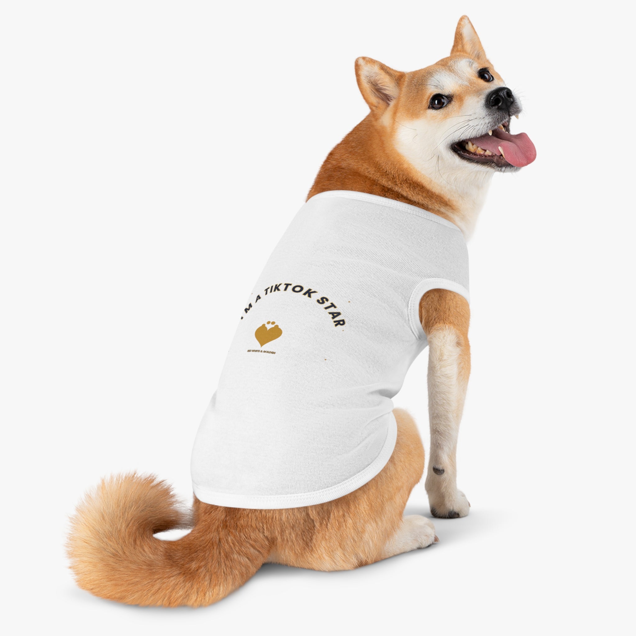 I'm A TikTok Star Pet Tank Top – Cute Social Media Dog/Cat Tee