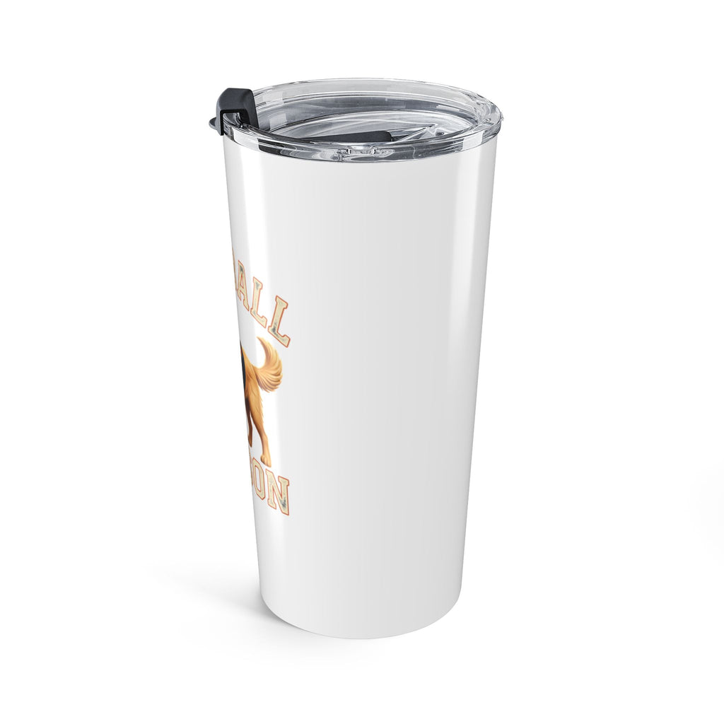 Football Season 20oz Tumbler — Golden Retriever Game Day Travel Mug