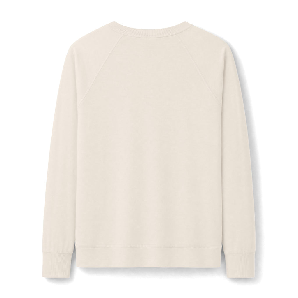 Women's Halloween 'Treats Only' Crewneck Sweatshirt — Pumpkin Dog & Ghosts