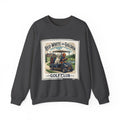 Golf Club Crewneck Sweatshirt - "Red White and Golden" Vintage Golf Cartoon