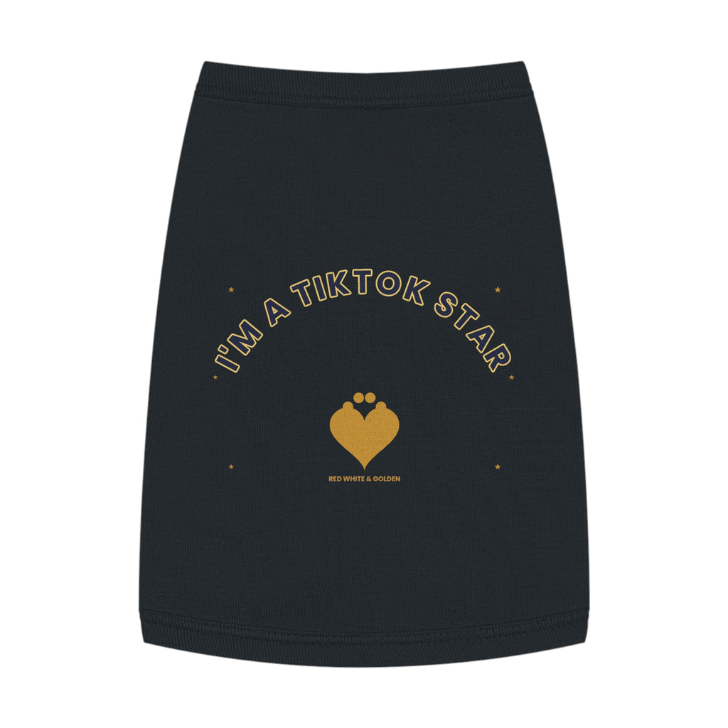 I'm A TikTok Star Pet Tank Top – Cute Social Media Dog/Cat Tee