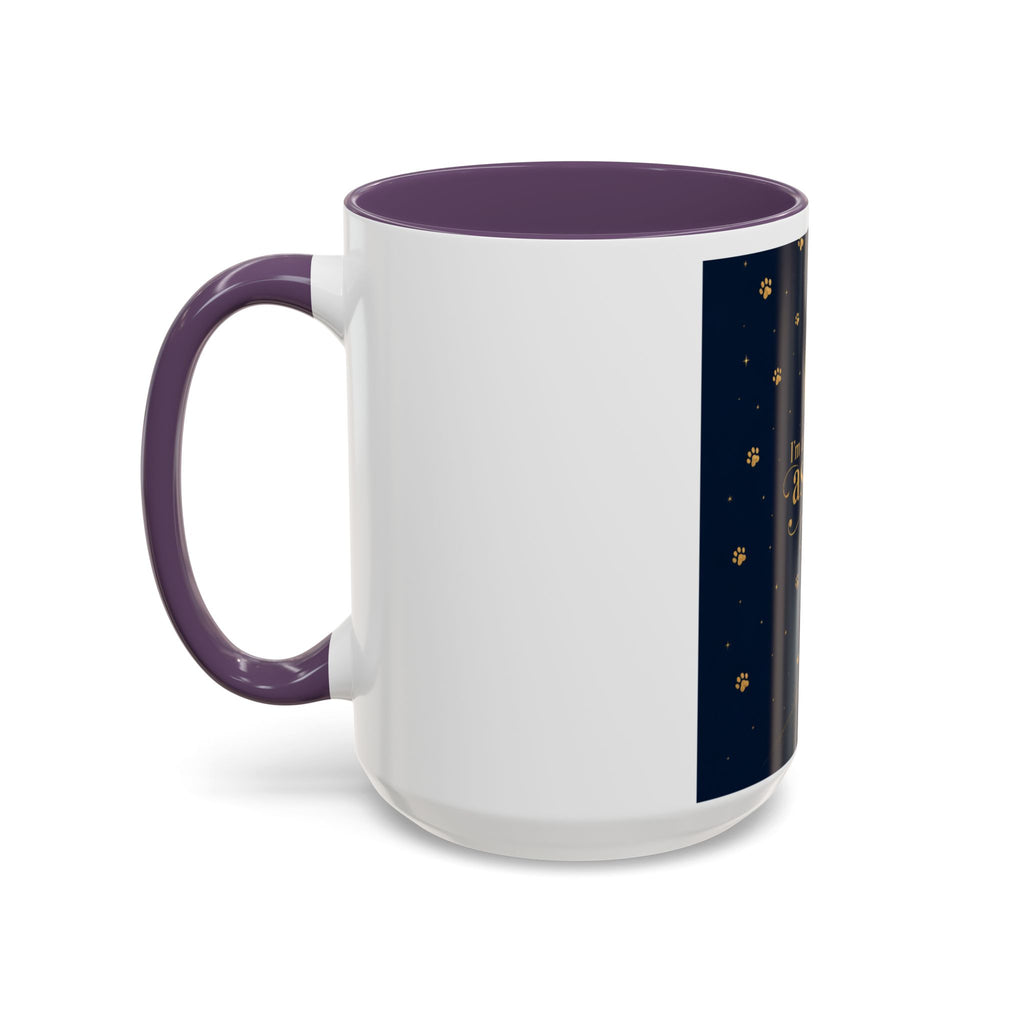 Accent Coffee Mug — “I’m an Astronaut, You’re the Moon” Dog Moonlight Design